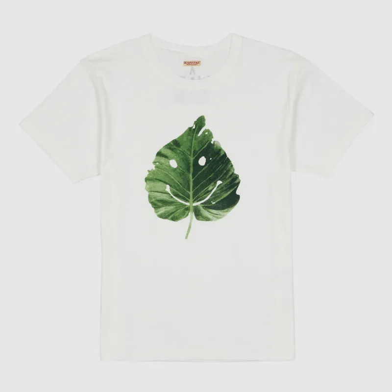 Kapital Smiley Leave T-Shirt made by Kapital