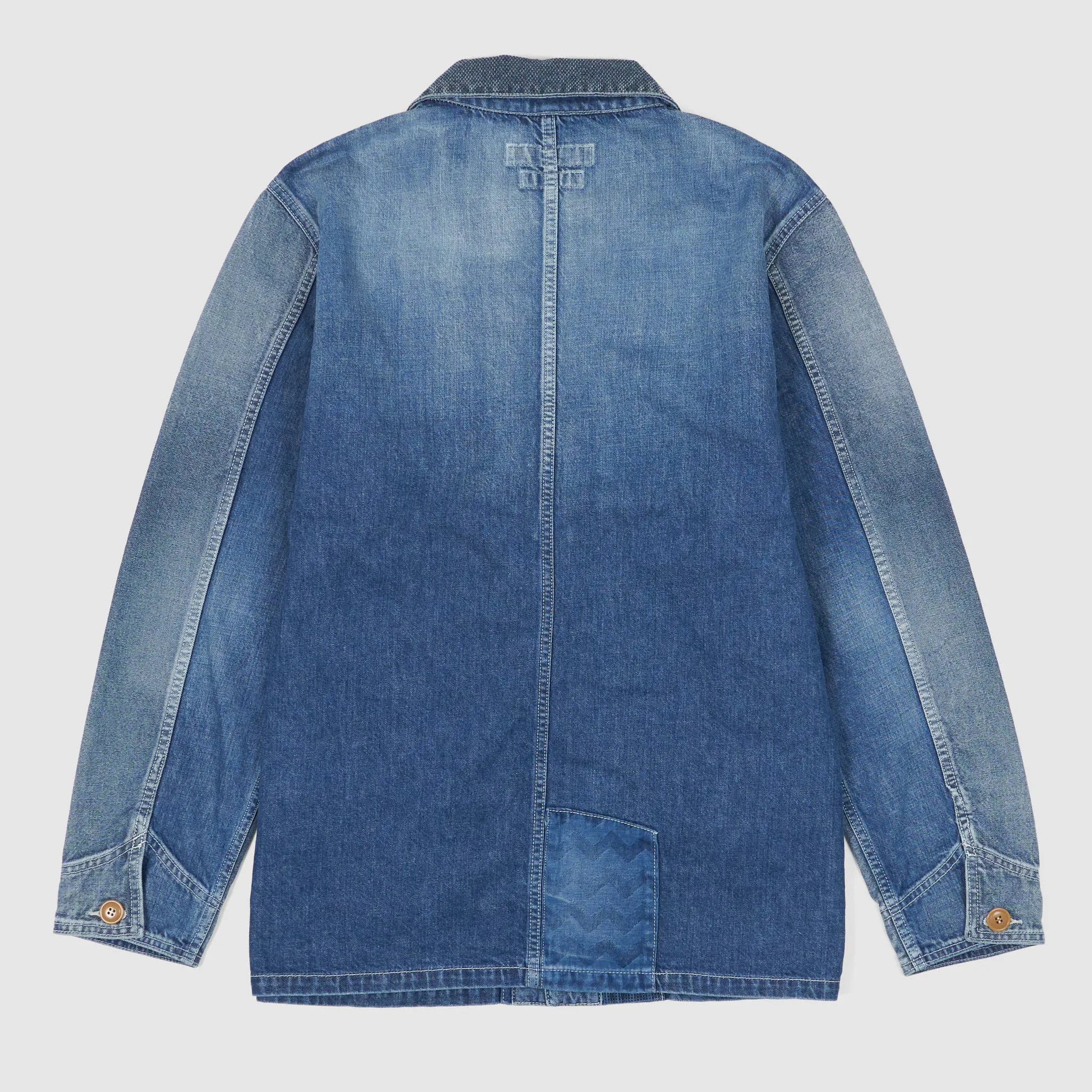 FDMTL Patchwork Coverall Denim Work Jacket sold by DeeCee style product image thumbnail 3