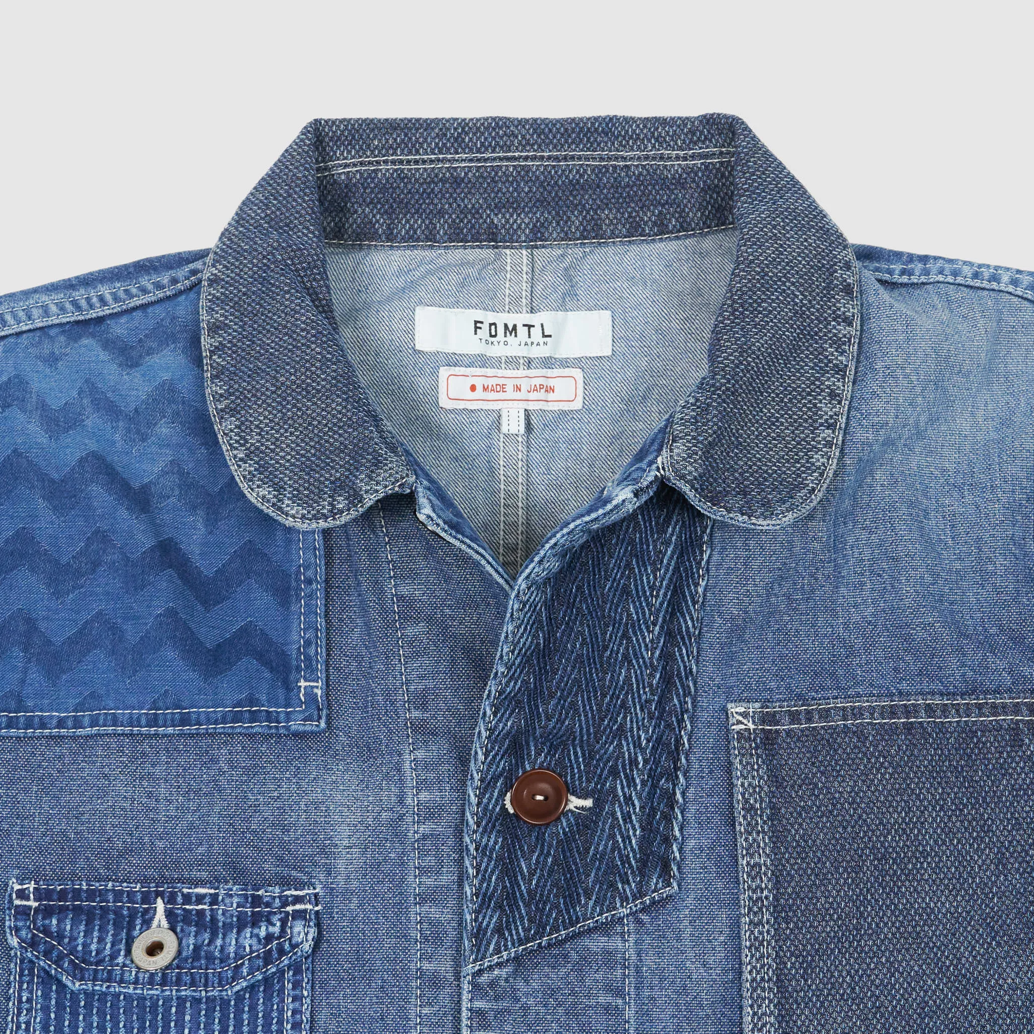 FDMTL Patchwork Coverall Denim Work Jacket sold by DeeCee style product image thumbnail 4