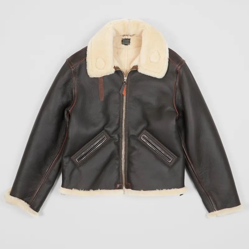 Aero Leathers B-6 USAAF Shearling Bomber Leather Jacket sold by DeeCee style