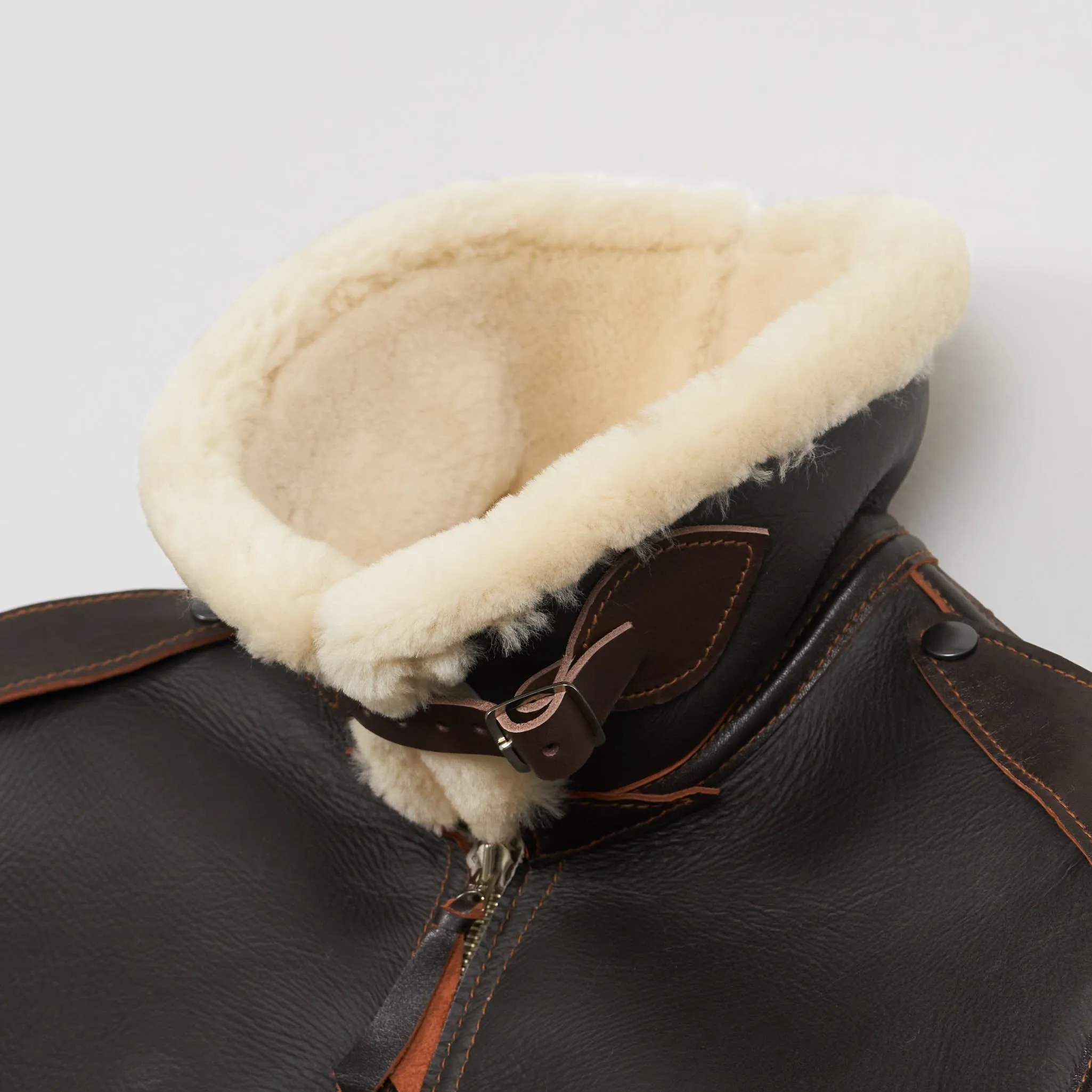 Aero Leathers B-6 USAAF Shearling Bomber Leather Jacket sold by DeeCee style product image thumbnail 4