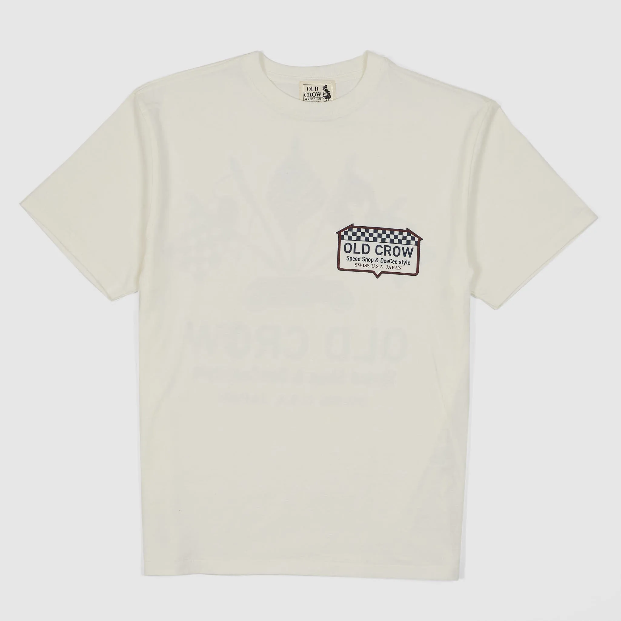 Old Crow Speed Shop by Glad Hand & Co. × DeeCee Style Short Sleeve Crew Neck T-Shirt sold by DeeCee style product image thumbnail 4