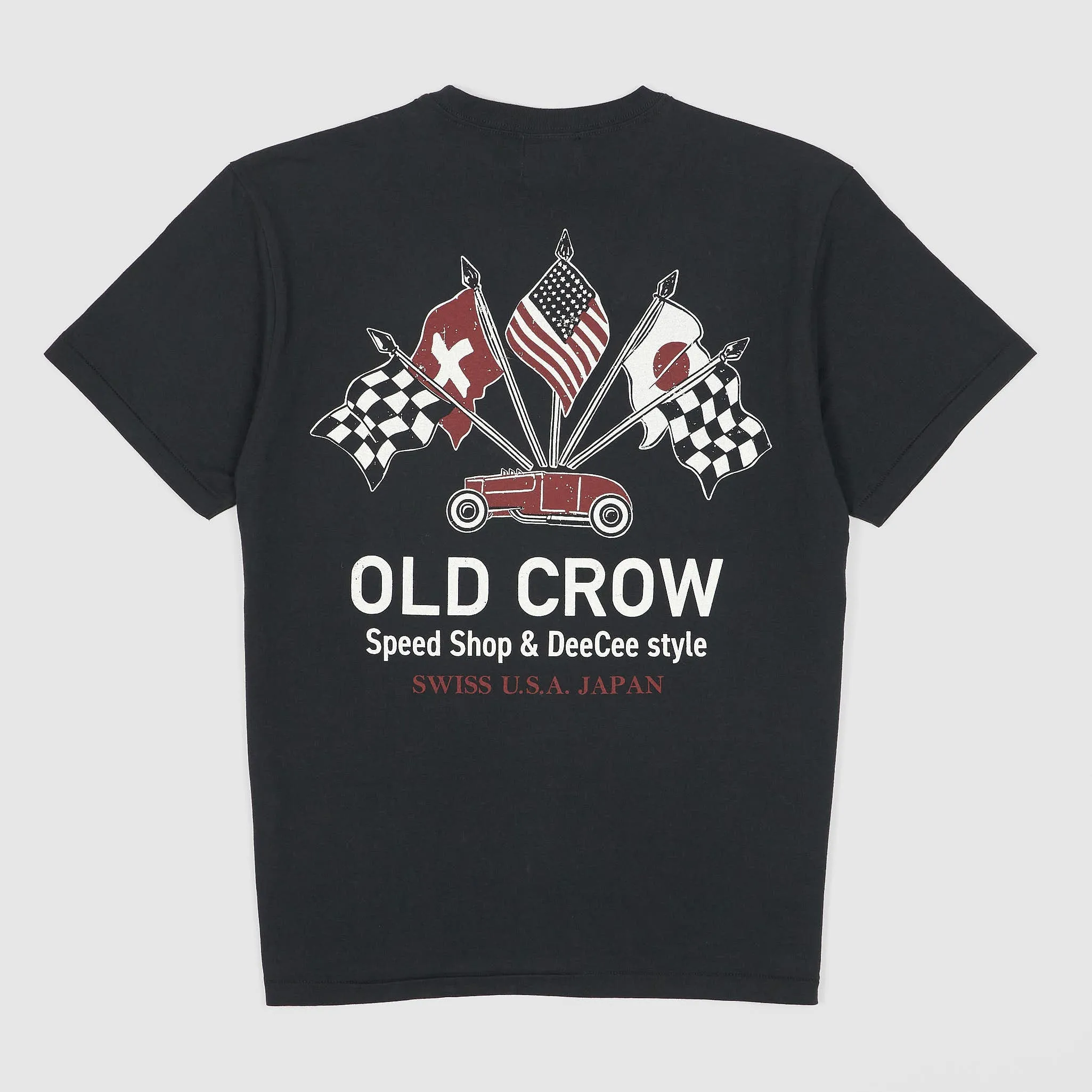 Old Crow Speed Shop by Glad Hand & Co. × DeeCee Style Short Sleeve Crew Neck T-Shirt sold by DeeCee style product image thumbnail 5