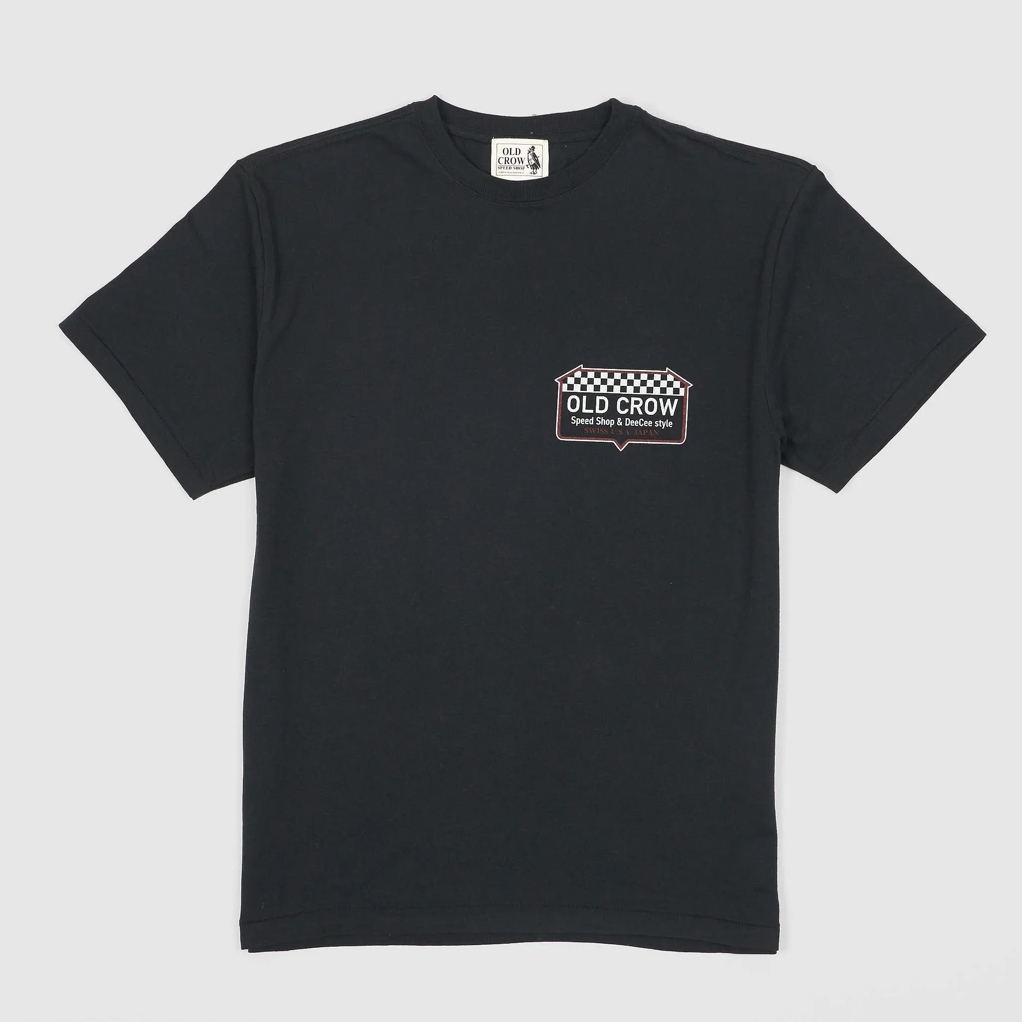 Old Crow Speed Shop by Glad Hand & Co. × DeeCee Style Short Sleeve Crew Neck T-Shirt sold by DeeCee style