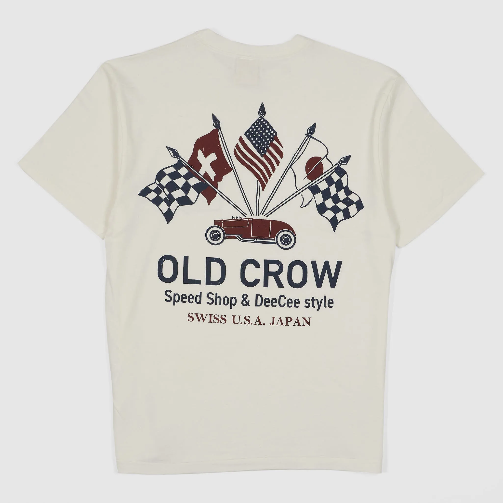 Old Crow Speed Shop by Glad Hand & Co. × DeeCee Style Short Sleeve Crew Neck T-Shirt sold by DeeCee style product image thumbnail 3