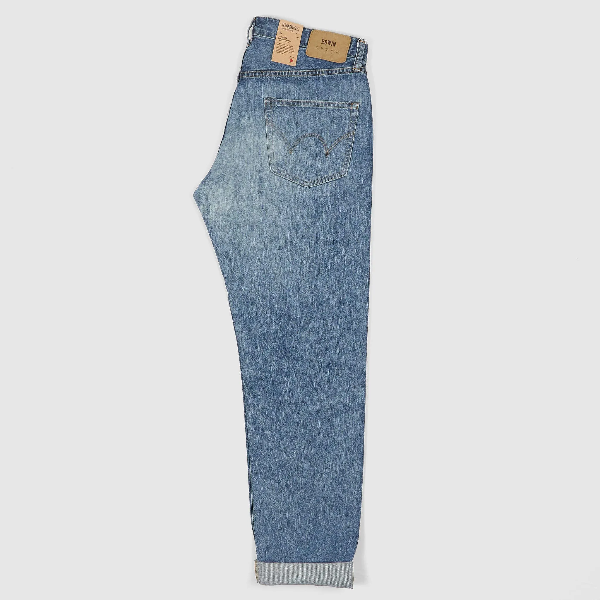 Edwin Regular Tapered Vintage Washed Denim Selvage Jeans sold by DeeCee style product image thumbnail 4
