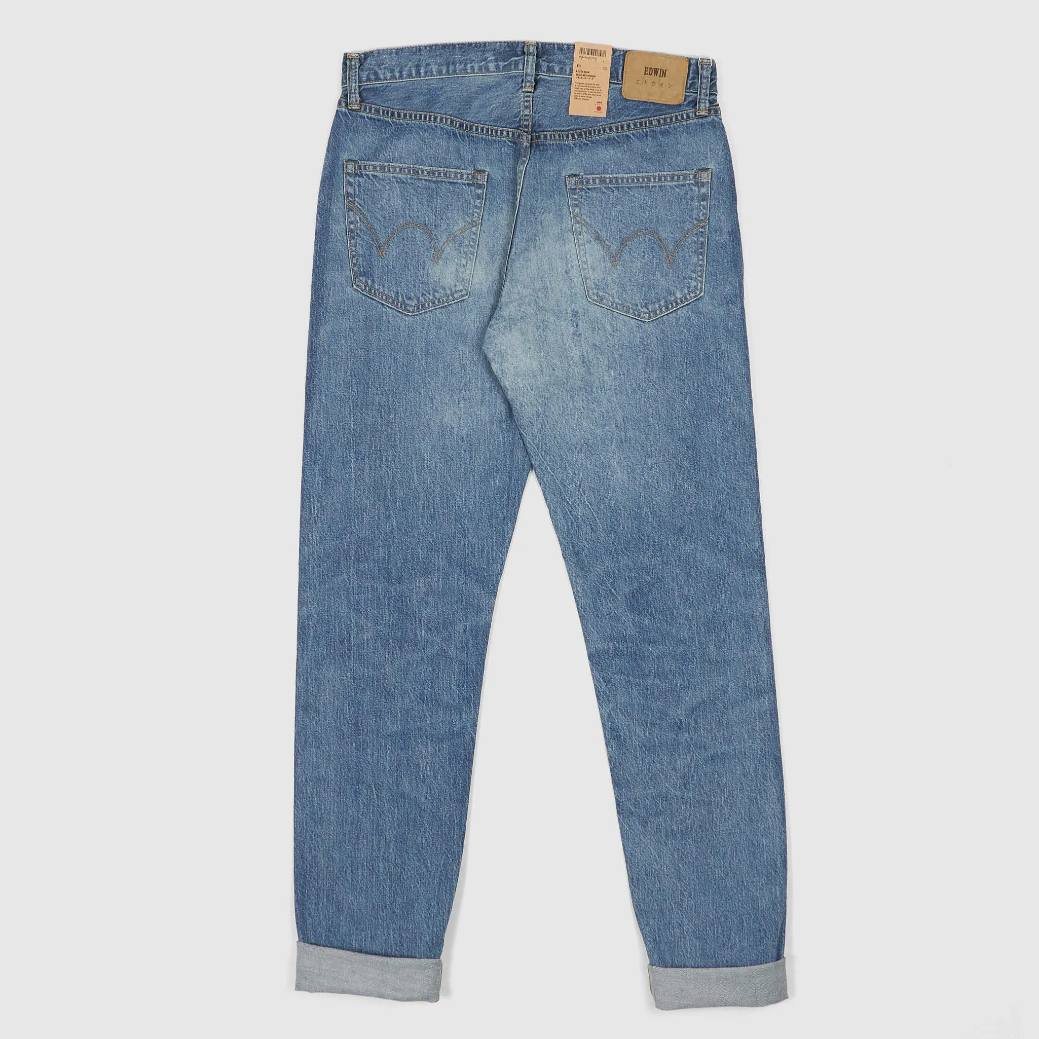 Edwin Regular Tapered Vintage Washed Denim Selvage Jeans sold by DeeCee style product image thumbnail 2