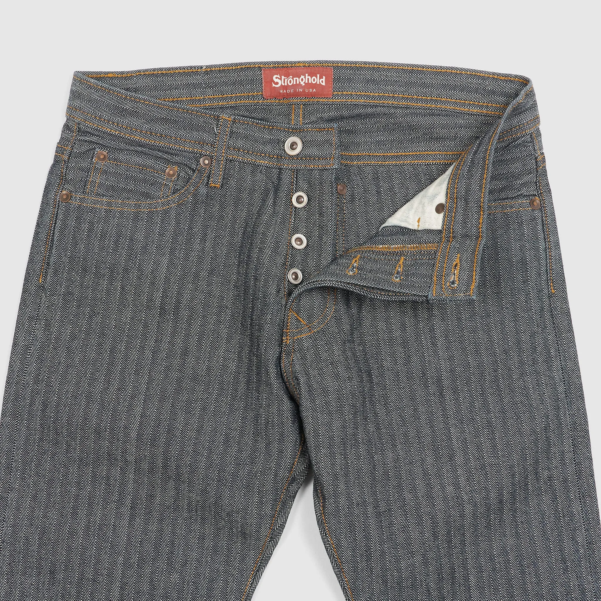Stronghold 5-Pocket Raw Herringbone Selvage 5 Pocket Jeans sold by DeeCee style product image thumbnail 4