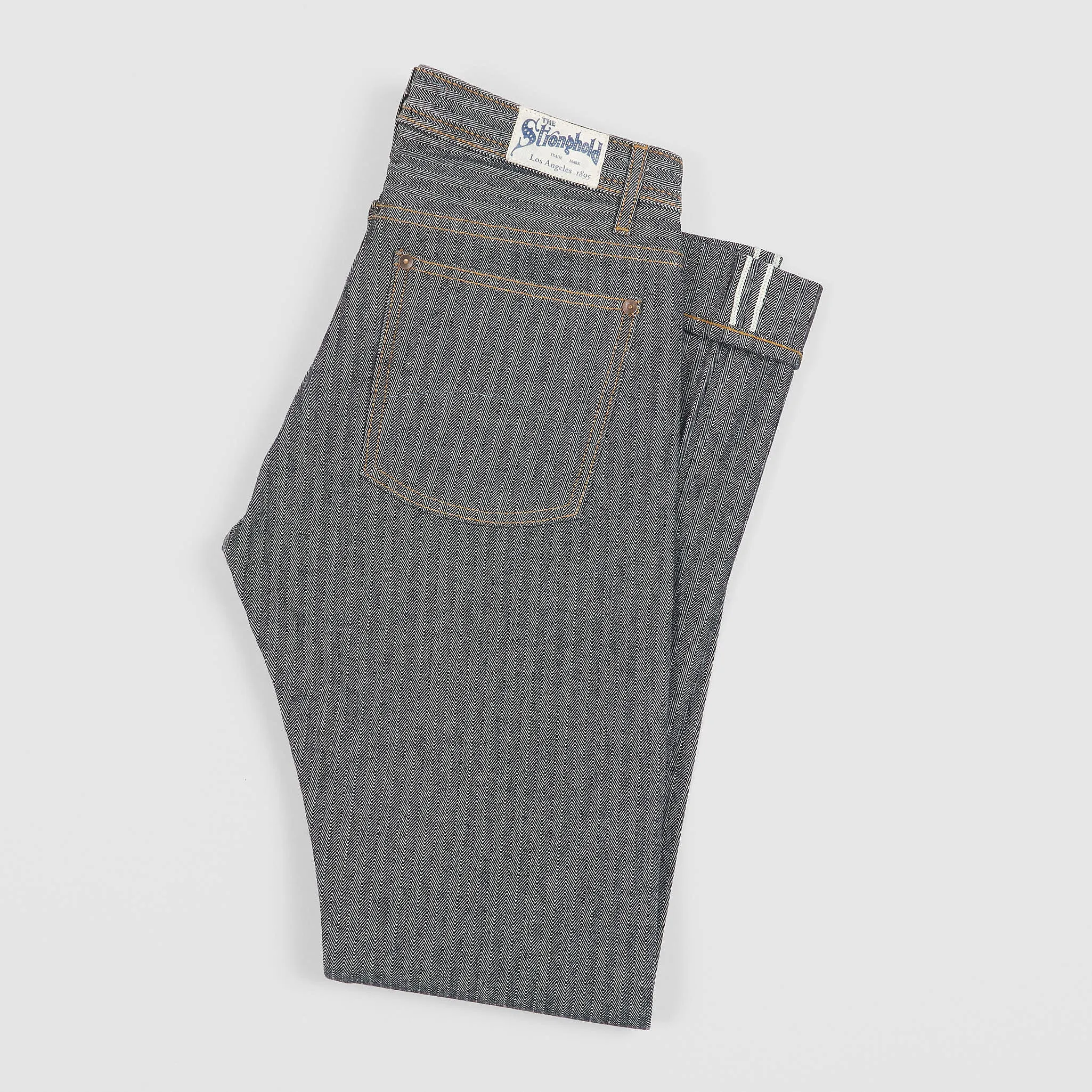 Stronghold 5-Pocket Raw Herringbone Selvage 5 Pocket Jeans sold by DeeCee style product image thumbnail 2