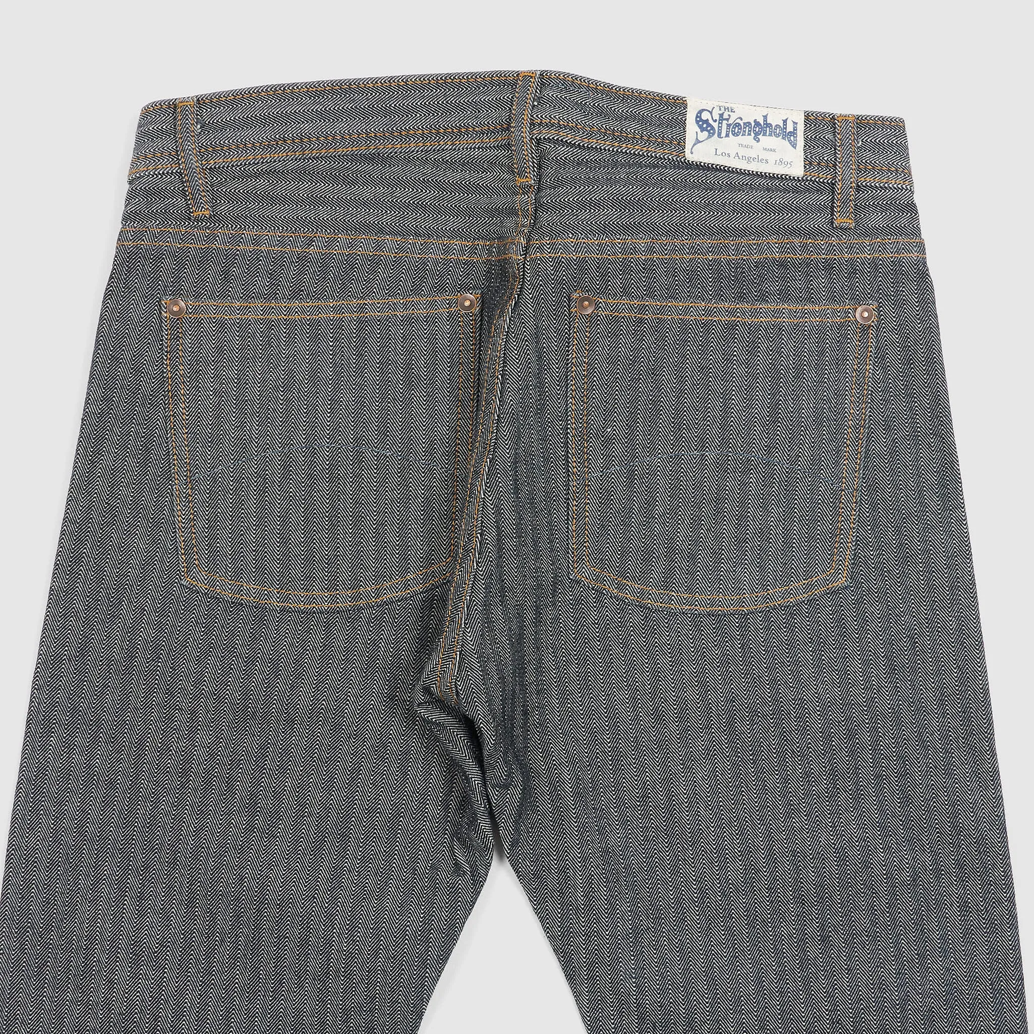 Stronghold 5-Pocket Raw Herringbone Selvage 5 Pocket Jeans sold by DeeCee style product image thumbnail 5