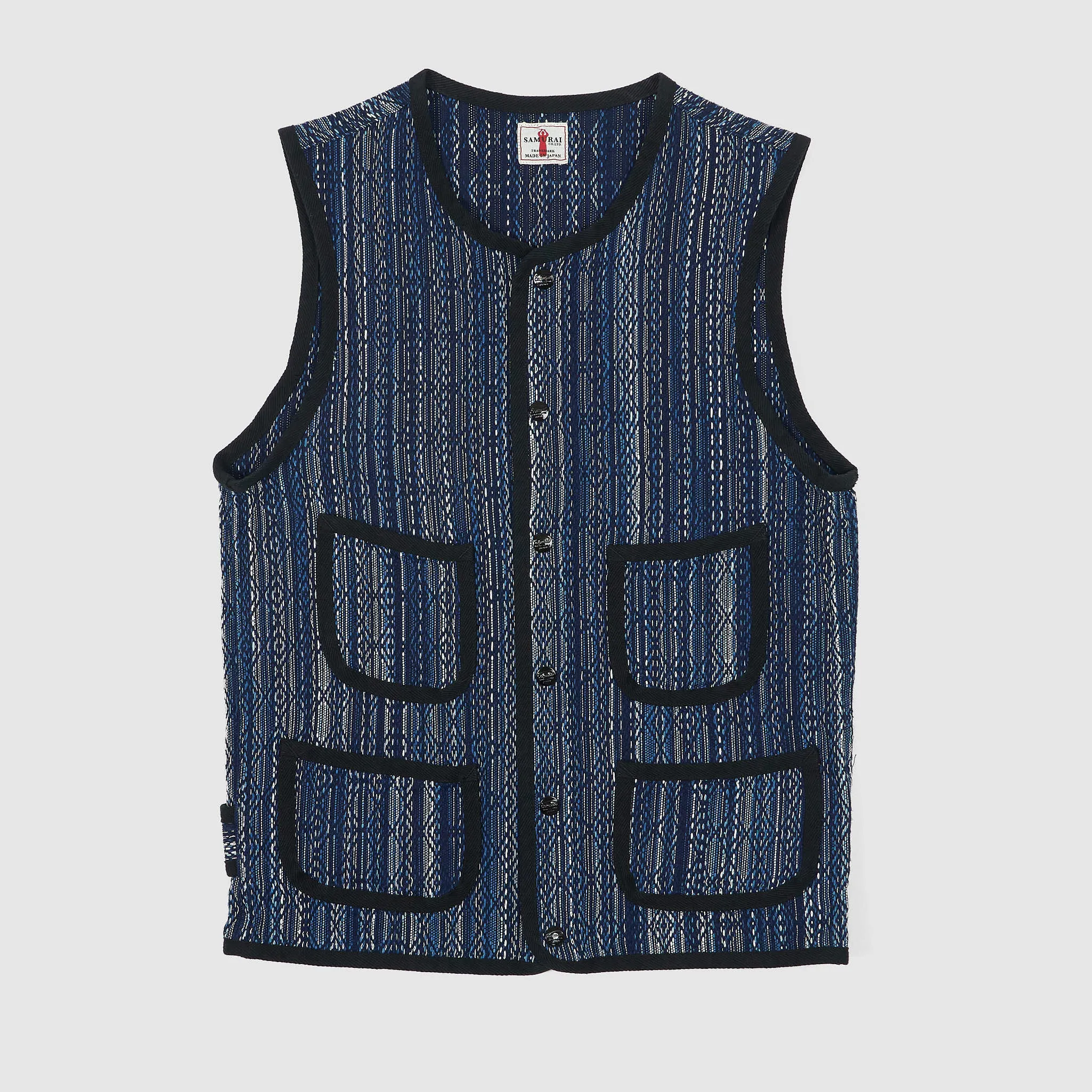 Samurai Jeans Woven Waist Coat sold by DeeCee style