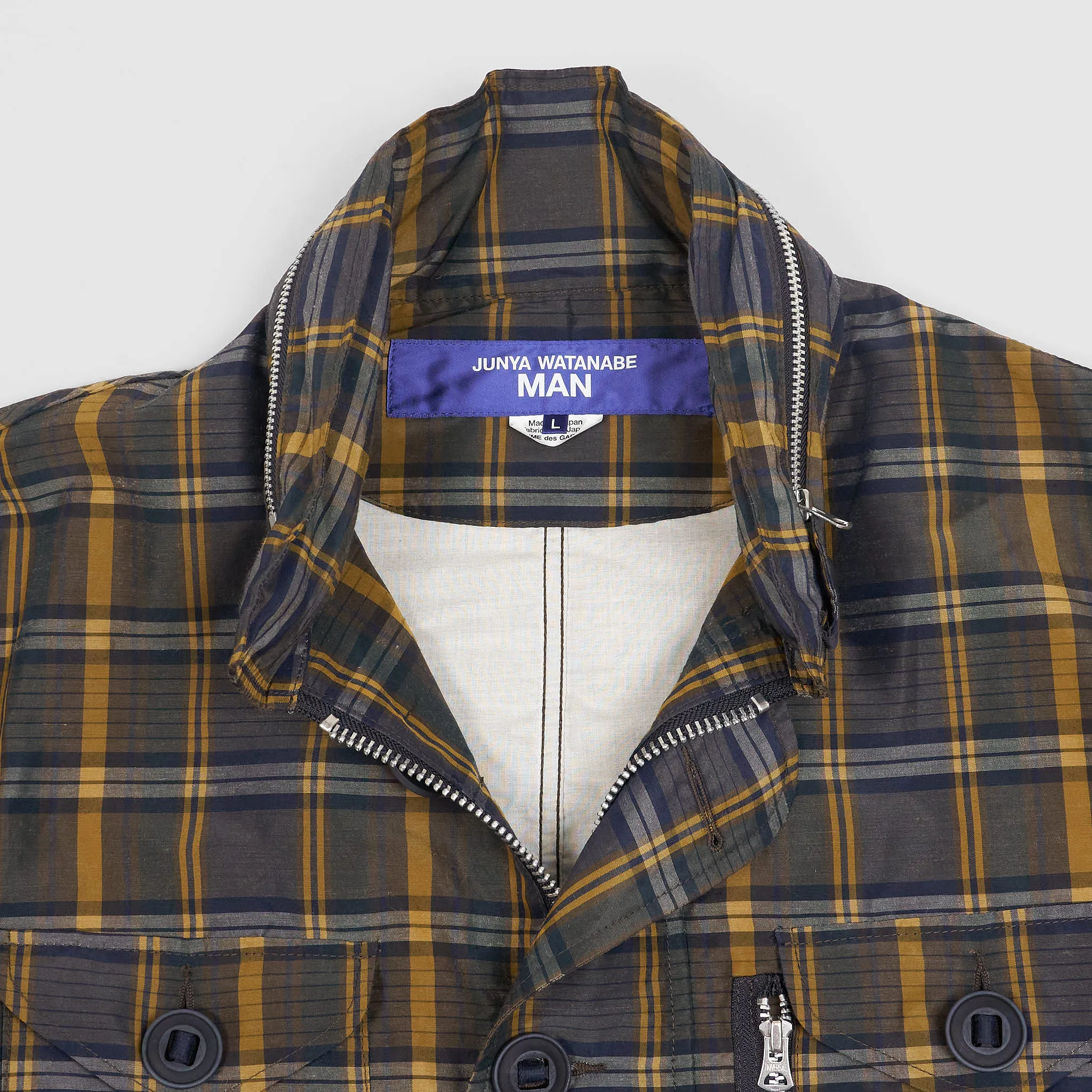 Junya Watanabe Man Plaid Multicolor Field Jacket sold by DeeCee style product image thumbnail 5