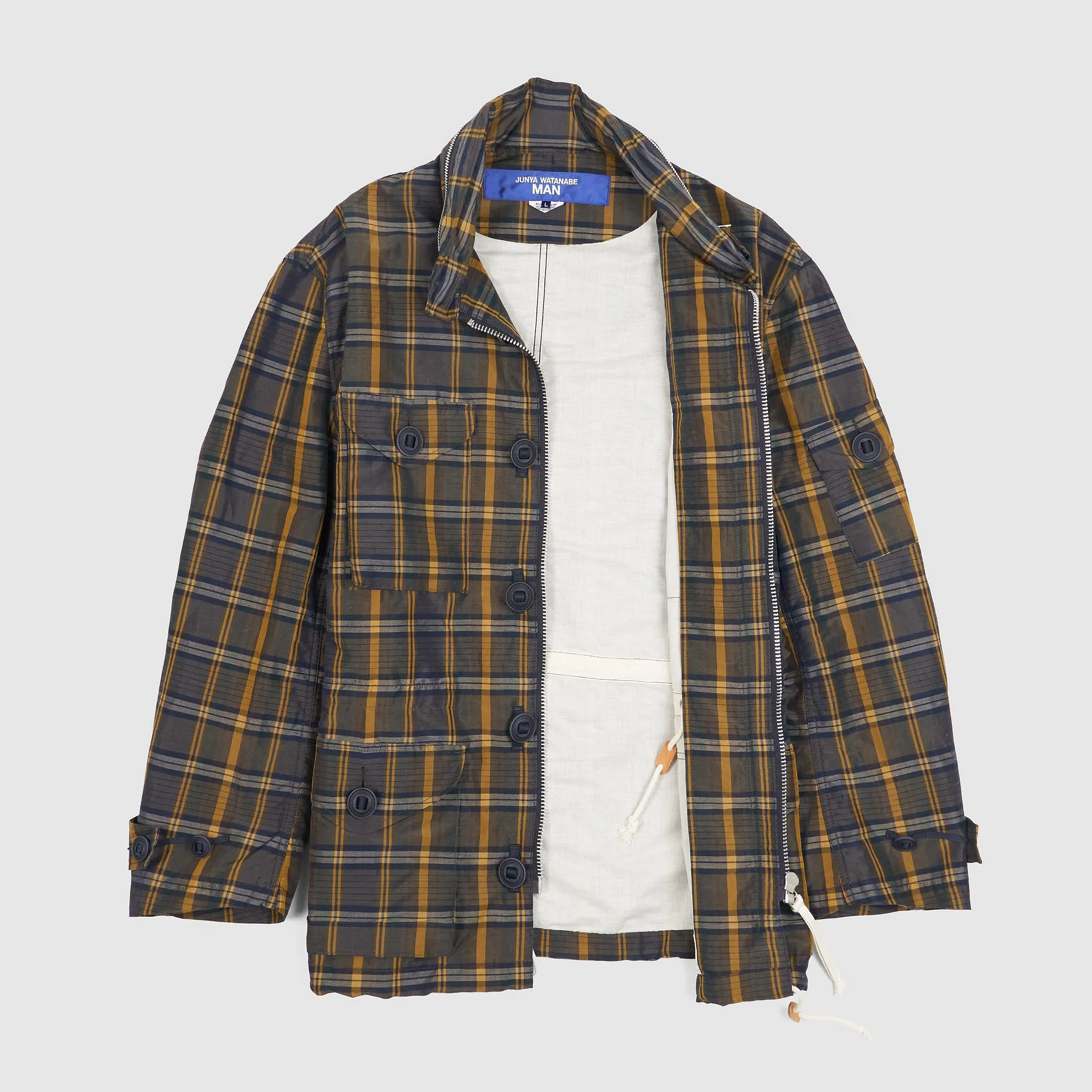 Junya Watanabe Man Plaid Multicolor Field Jacket sold by DeeCee style product image thumbnail 2