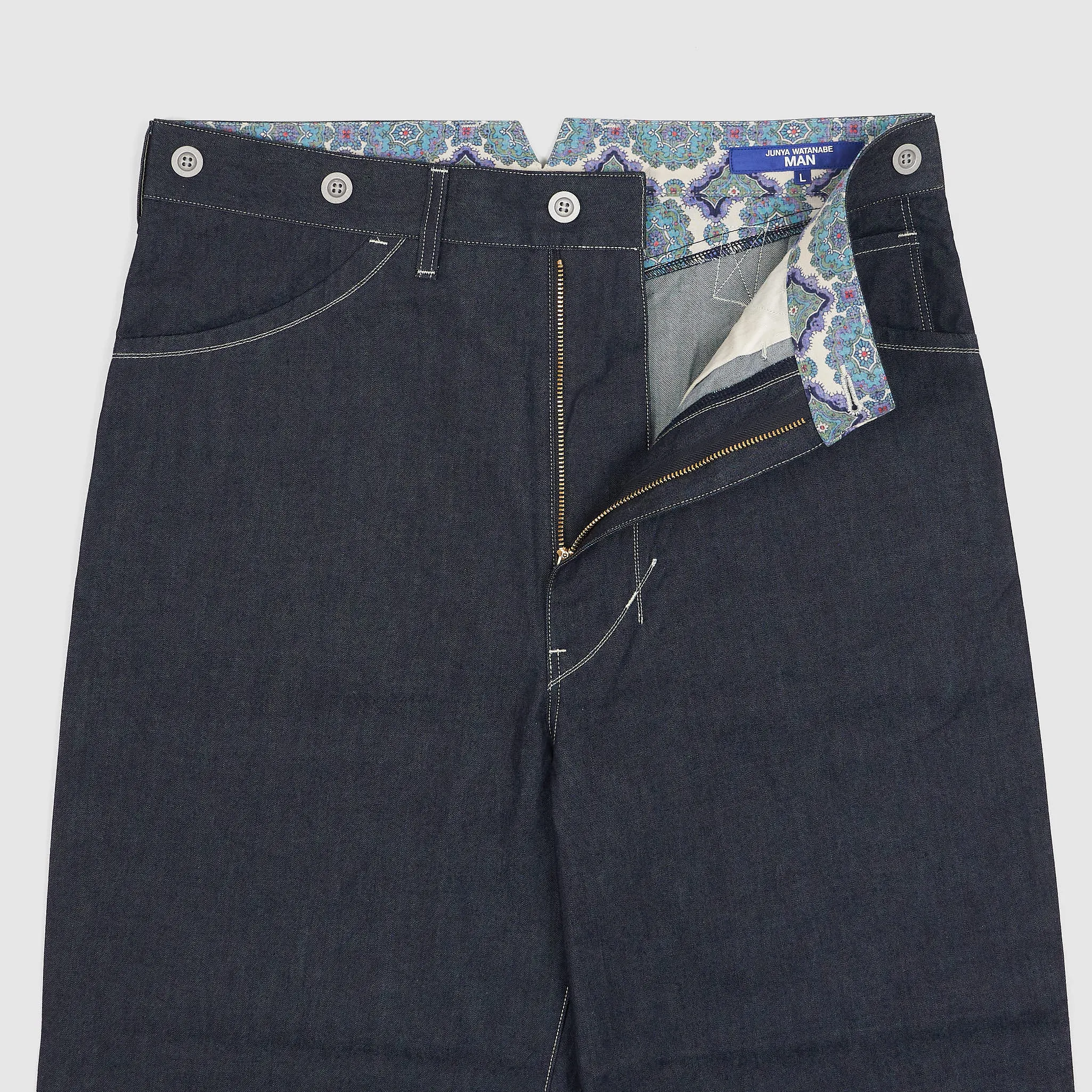 Junya Watanabe Man Denim Buckle Back Work Trousers sold by DeeCee style product image thumbnail 4