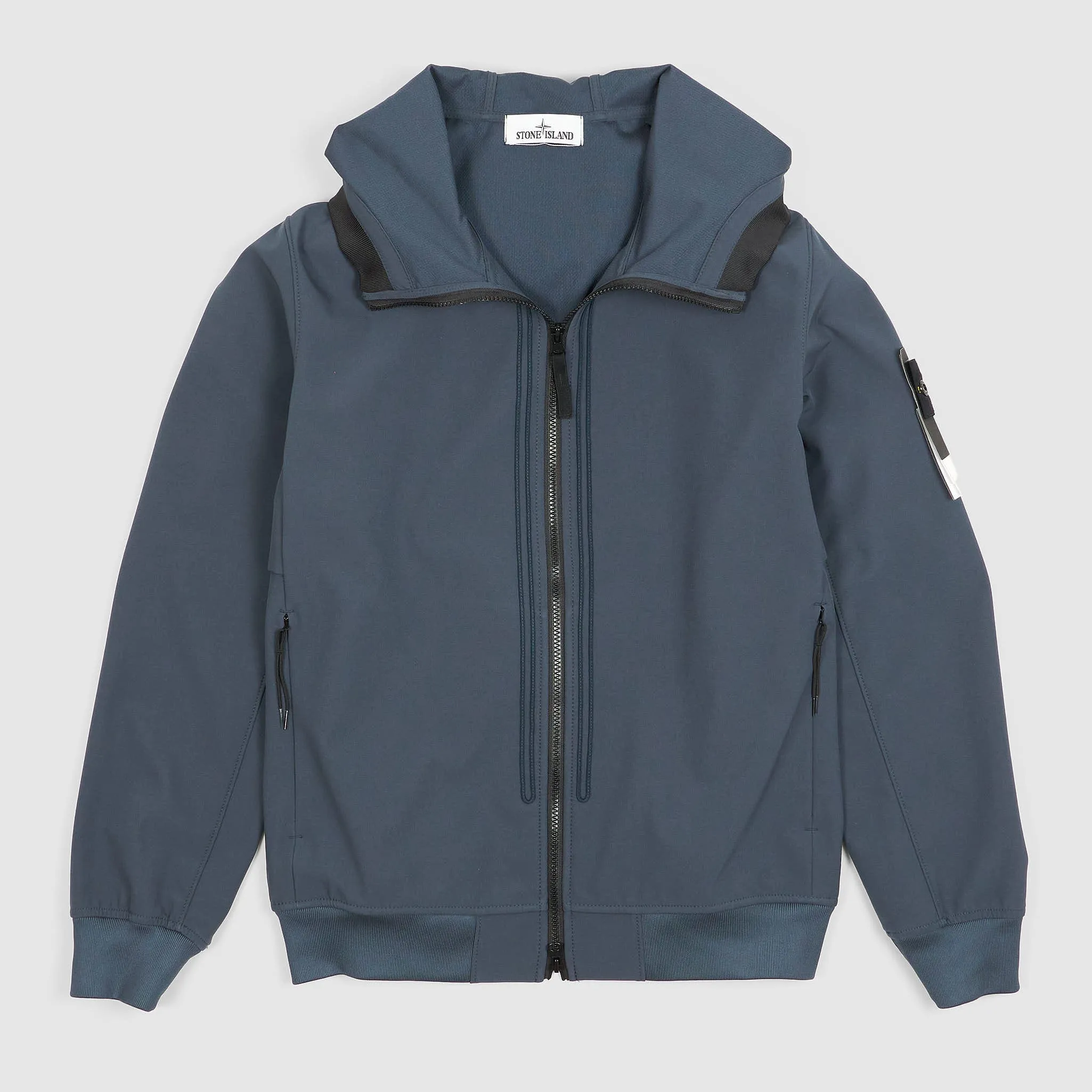 Stone Island Soft Shell-R Hooded Light Softshell Jacket sold by DeeCee style