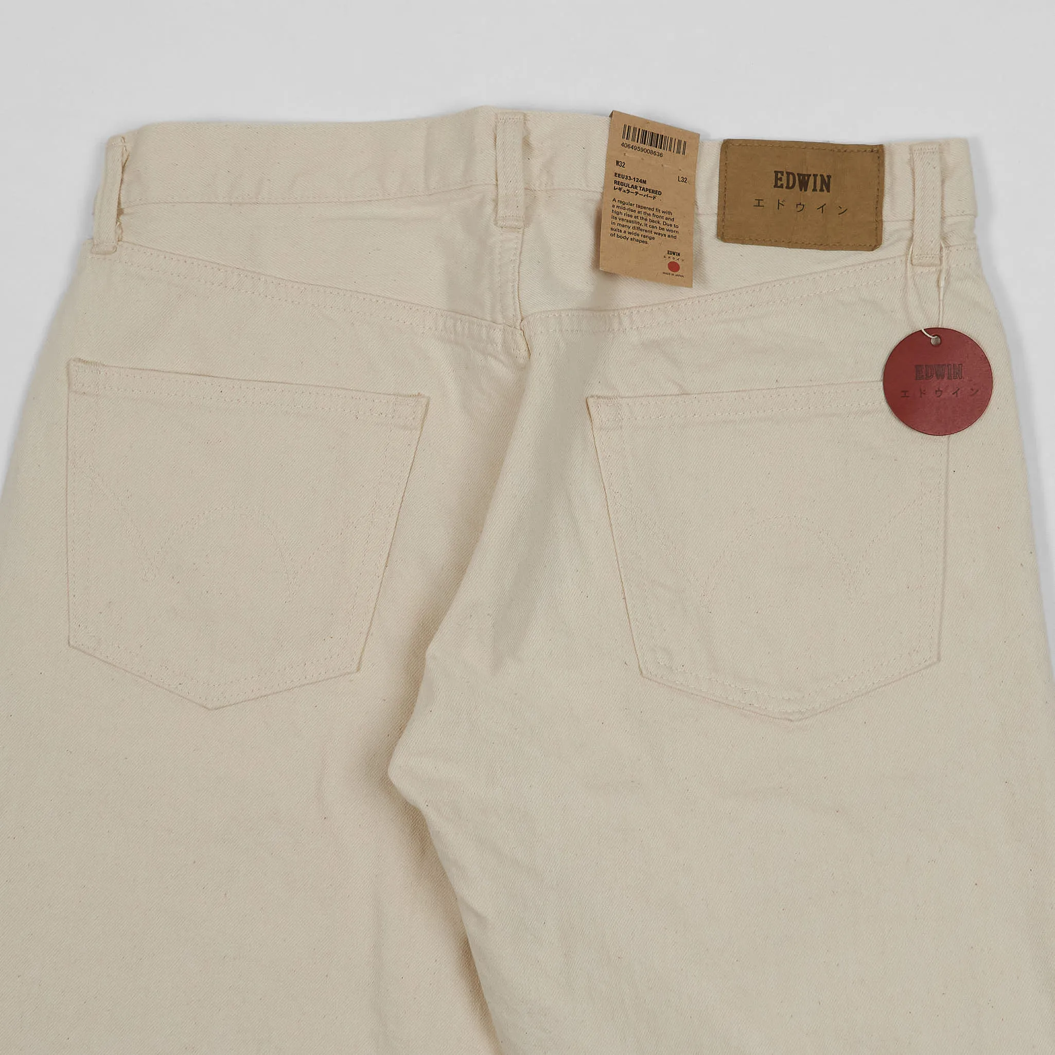 Edwin Regular Tapered Natural Selvage Denim Jeans sold by DeeCee style product image thumbnail 5