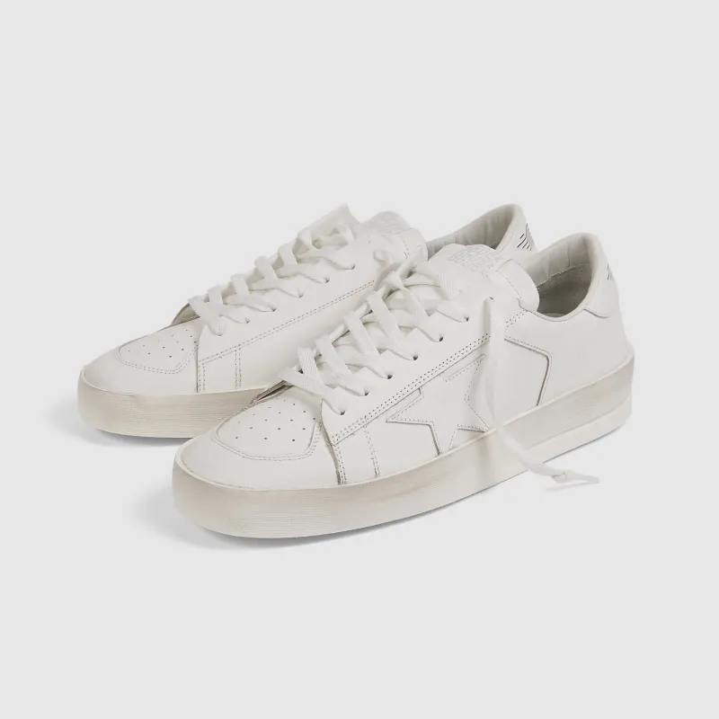 Golden Goose White Stardan Sneakers made by Golden Goose