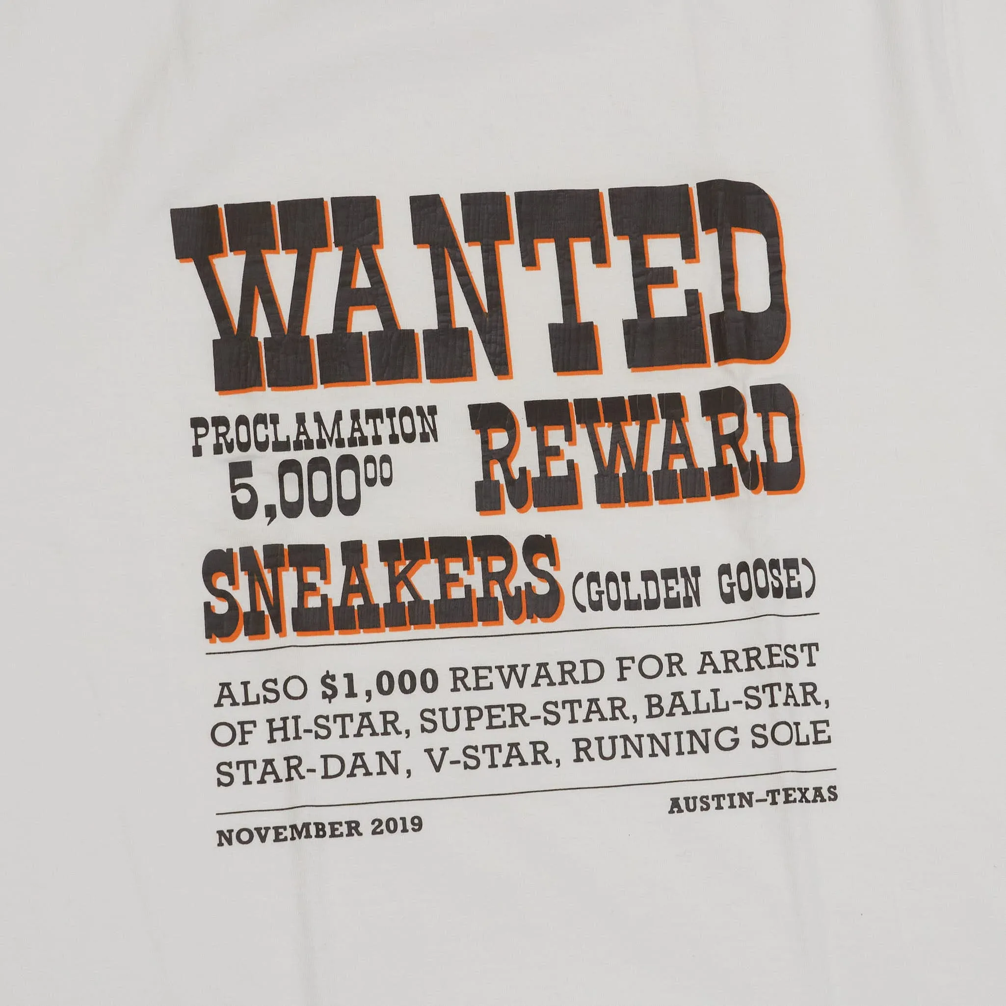 Golden Goose Wanted Sneakers Crew Neck T-Shirt sold by DeeCee style product image thumbnail 2