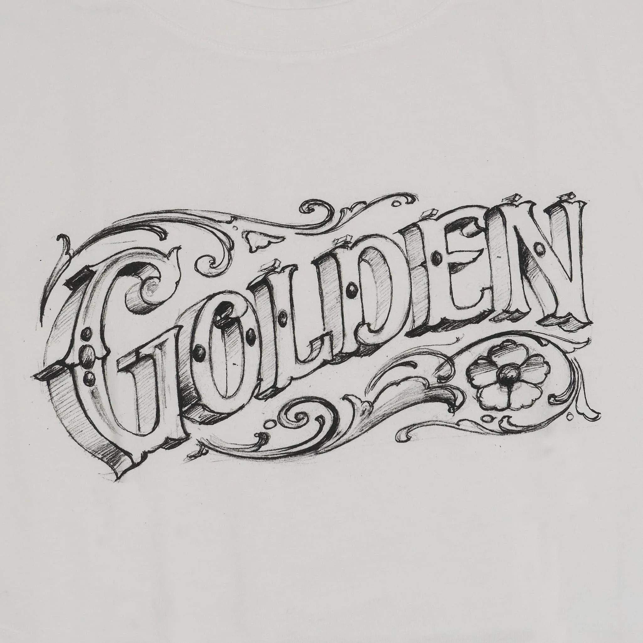 Golden Goose Lettering Crew Neck Short Sleeves T-Shirt sold by DeeCee style product image thumbnail 2