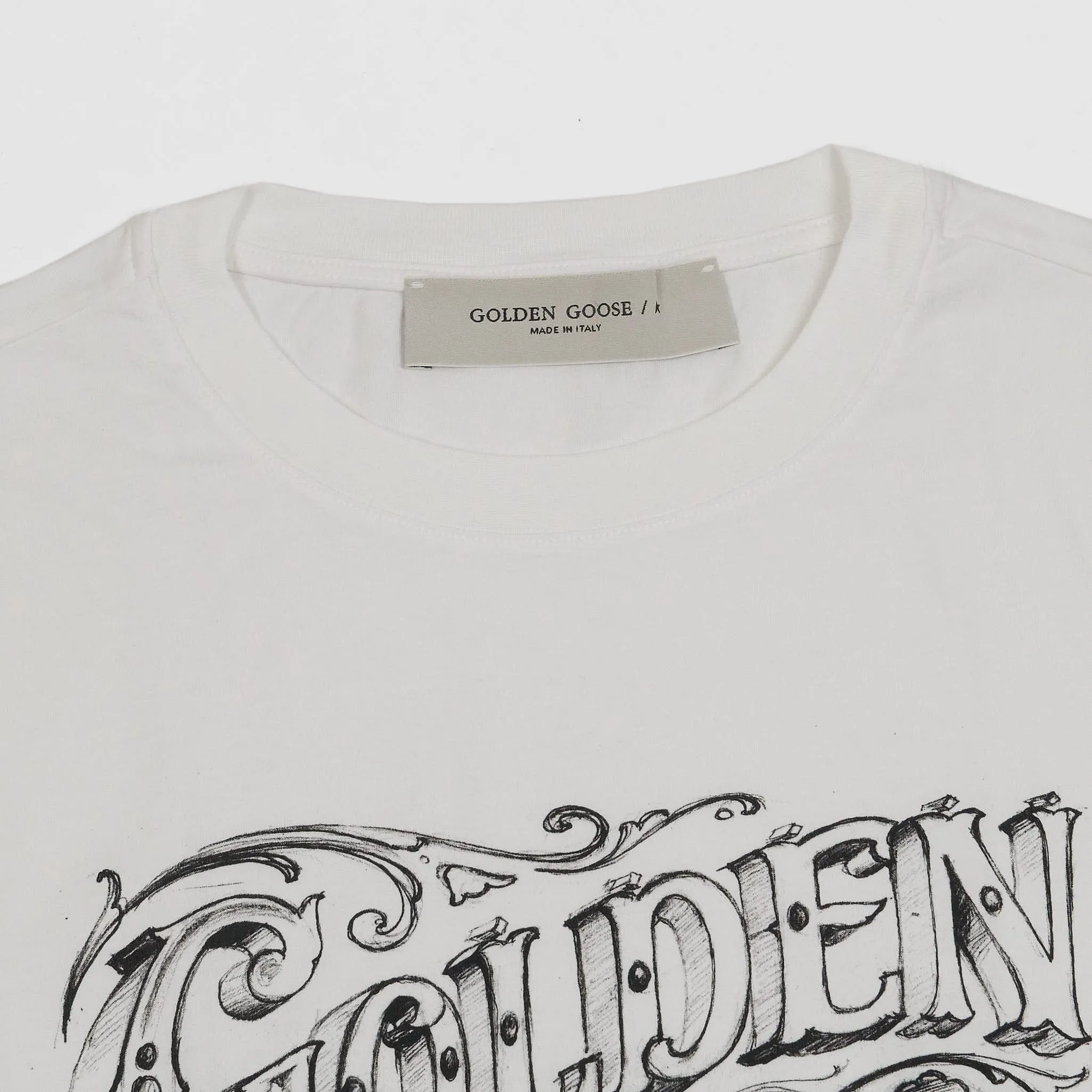 Golden Goose Lettering Crew Neck Short Sleeves T-Shirt sold by DeeCee style product image thumbnail 3
