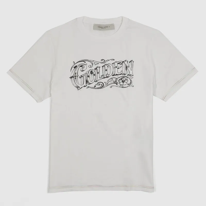 Golden Goose Lettering Crew Neck Short Sleeves T-Shirt sold by DeeCee style