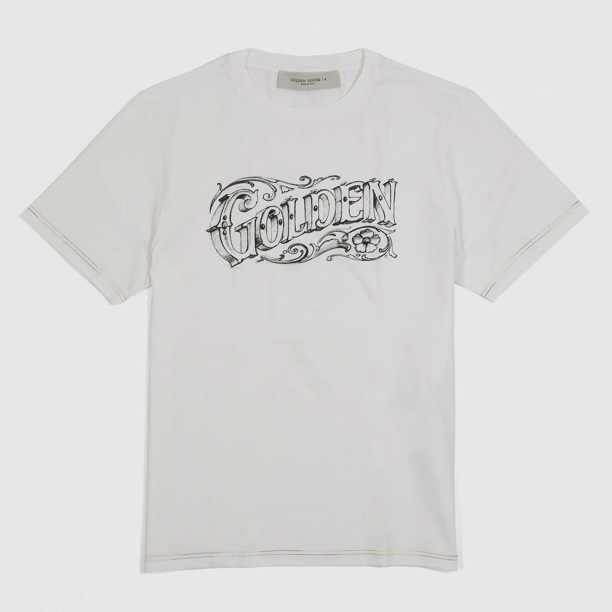 Golden Goose Lettering Crew Neck Short Sleeves T-Shirt sold by DeeCee style