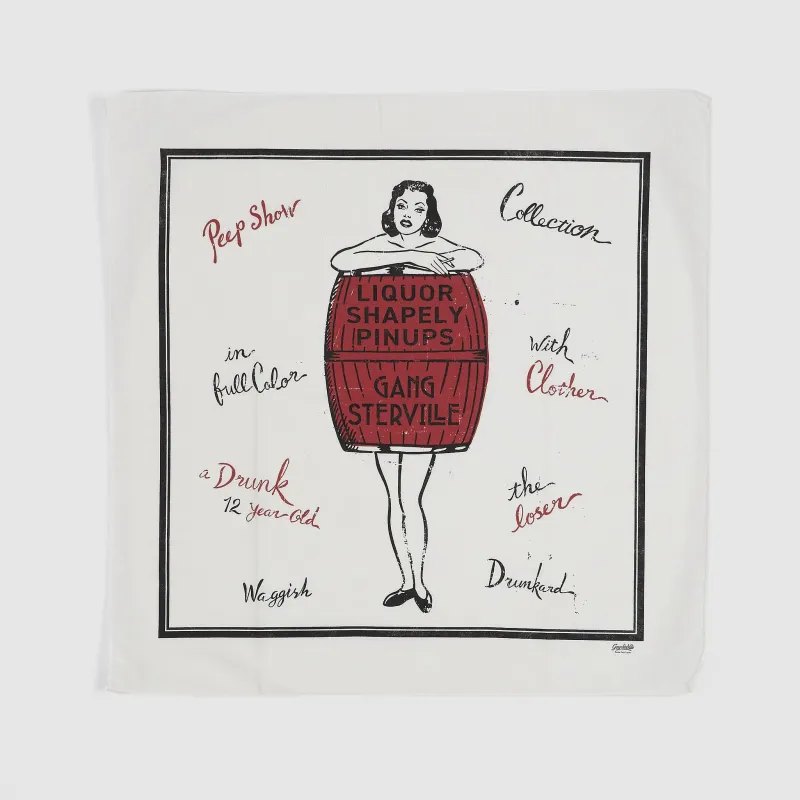 Gangsterville Liquor  Shapely Pinups Bandana sold by DeeCee style
