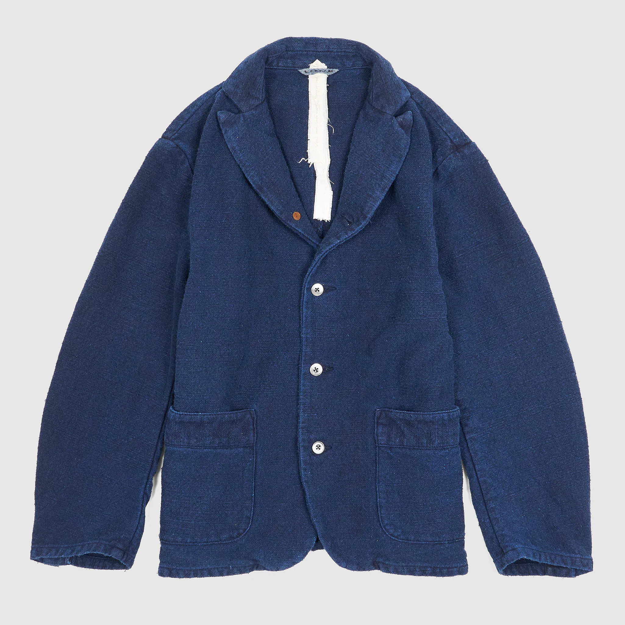 Cottle Woven Blazer Jacket Kakishibu Silk/ Cotton Canvas sold by DeeCee style product image thumbnail 3