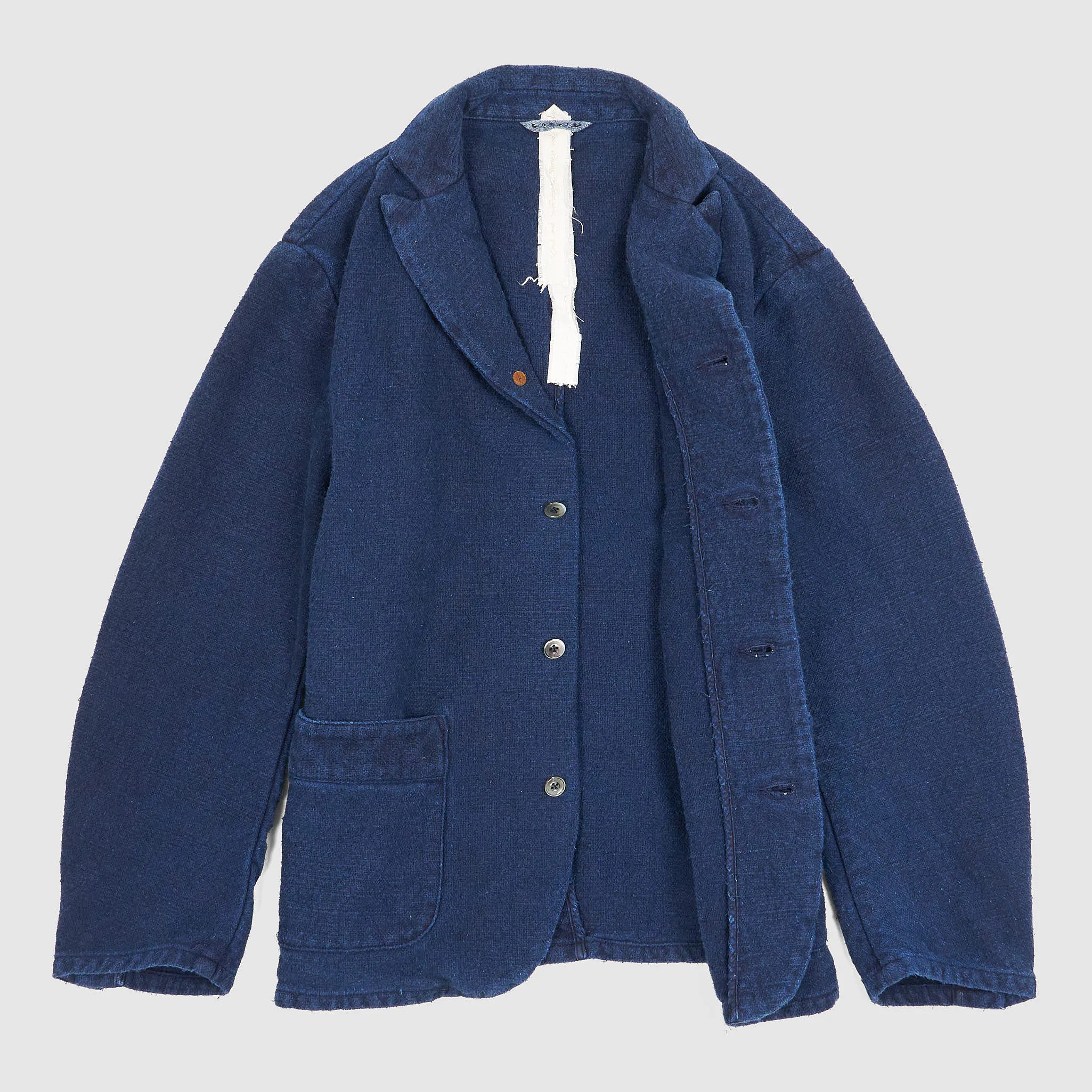 Cottle Woven Blazer Jacket Kakishibu Silk/ Cotton Canvas sold by DeeCee style product image thumbnail 2