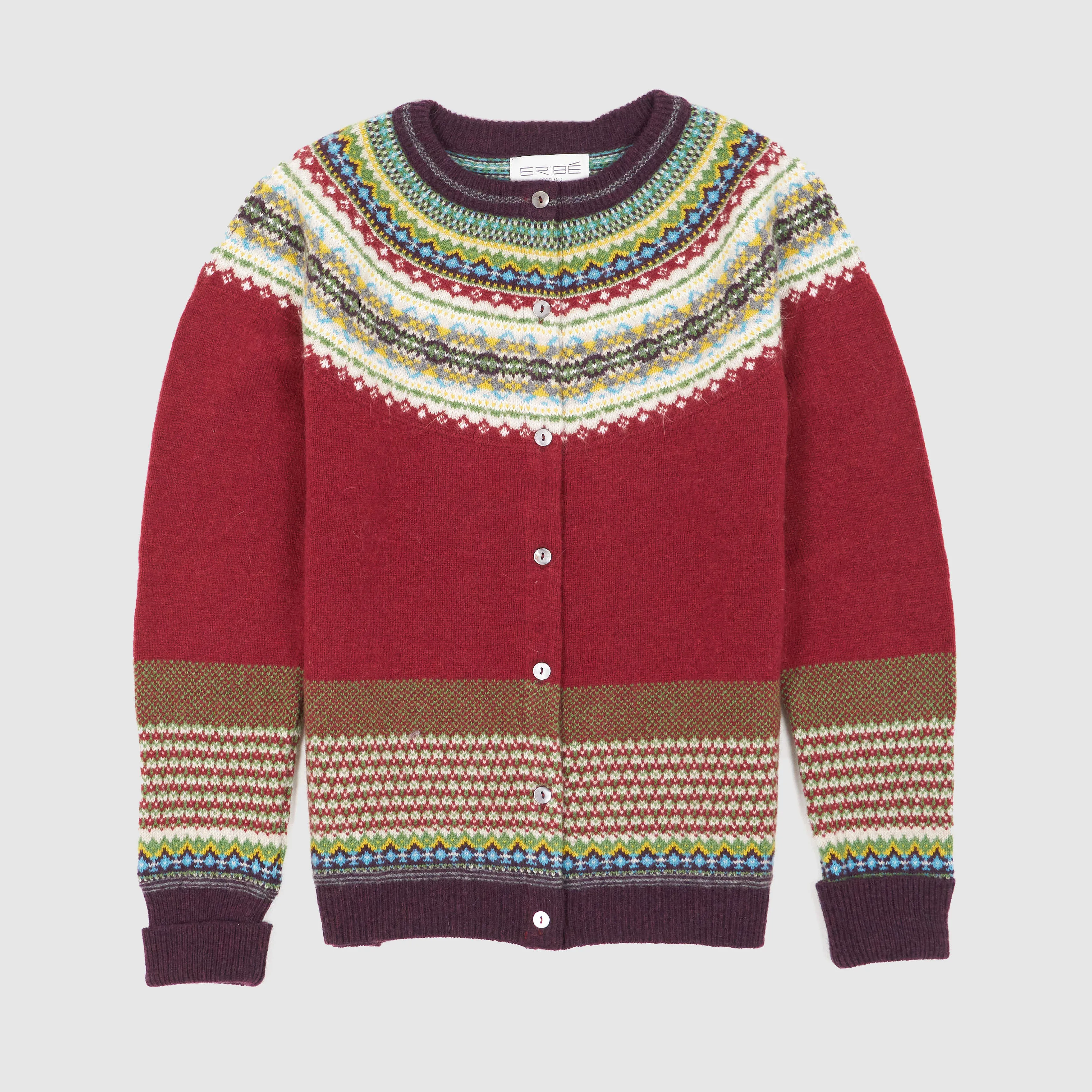 Eribé Ladies Knitted Wool Cardigan sold by DeeCee style