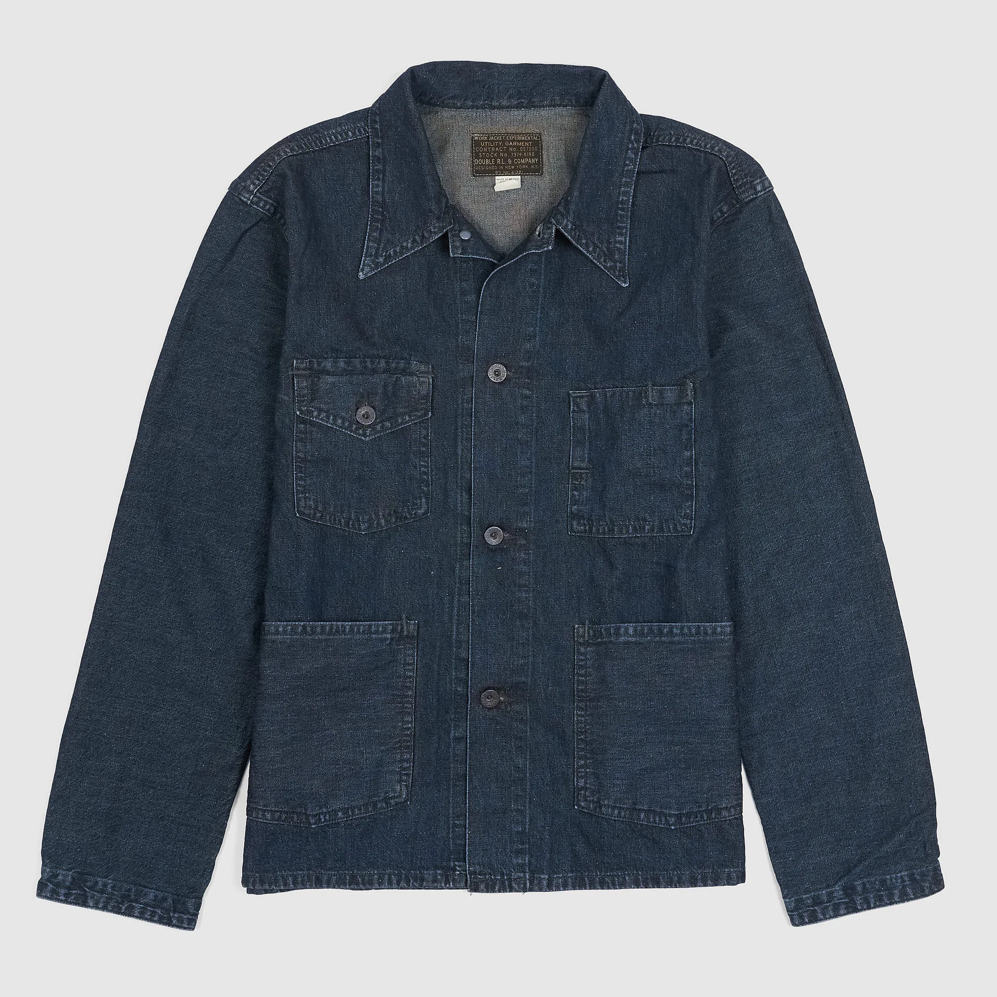 Double RL Denim Work Jacket sold by DeeCee style