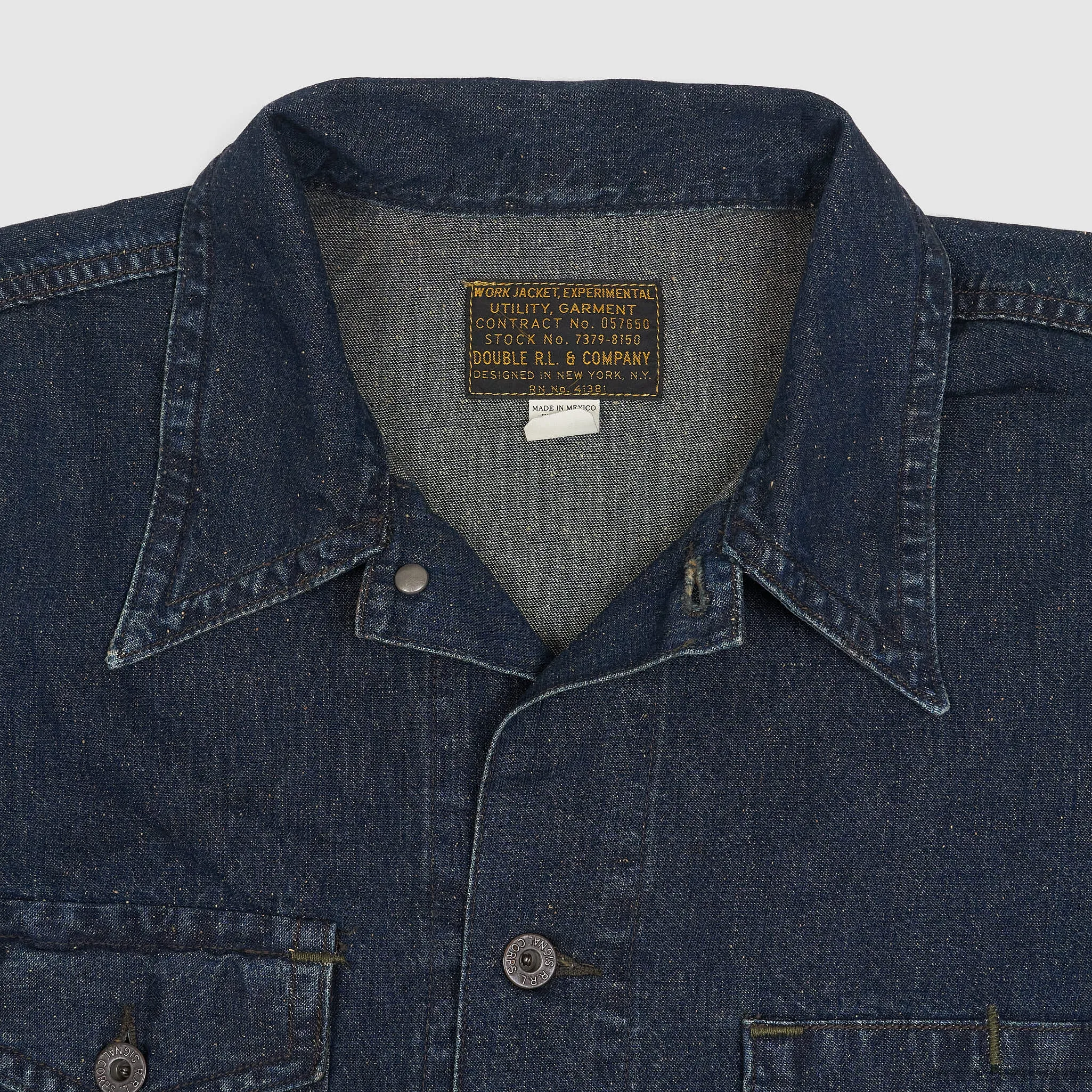 Double RL Denim Work Jacket sold by DeeCee style product image thumbnail 4