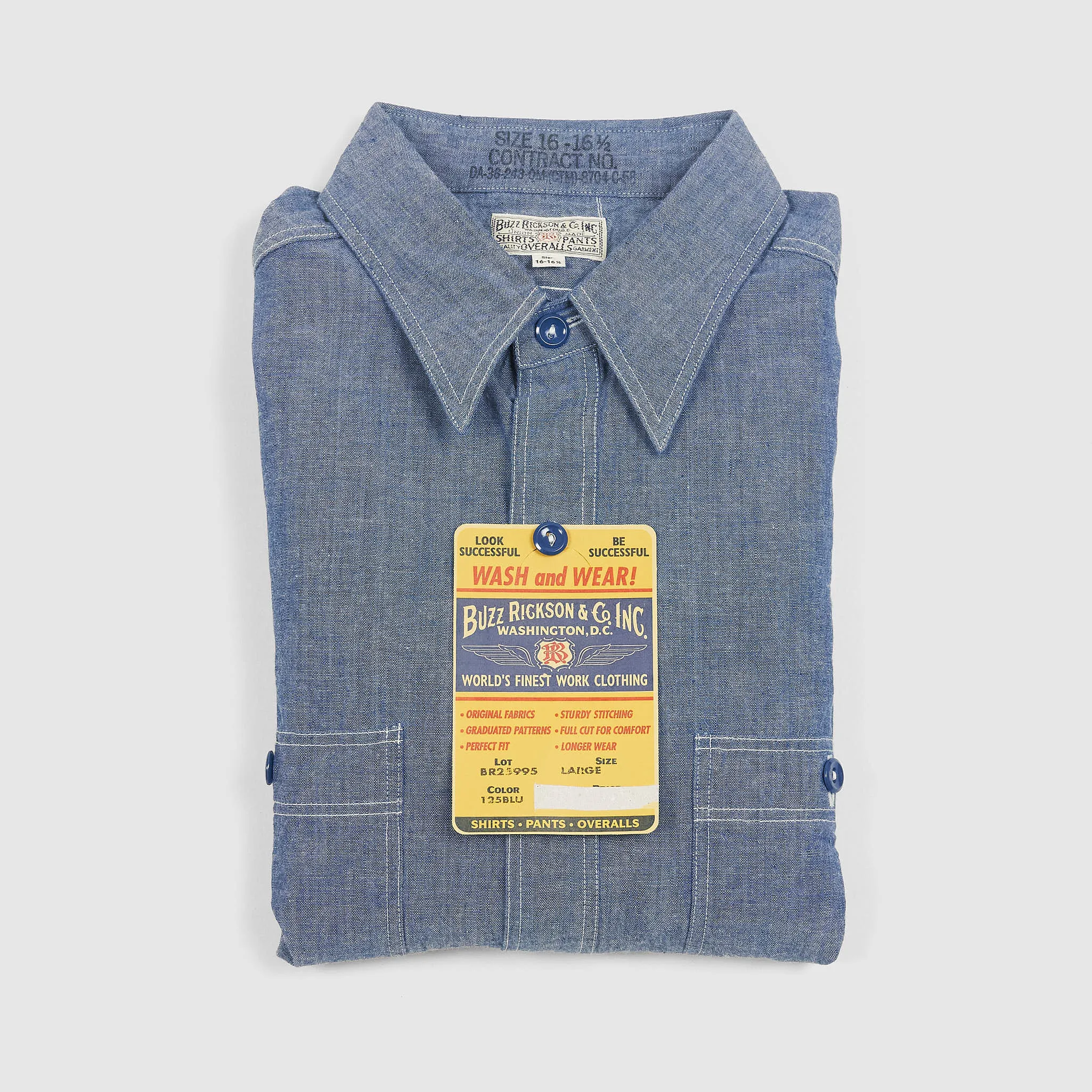Buzz Rickson's Chambray Work Shirt sold by DeeCee style product image thumbnail 3