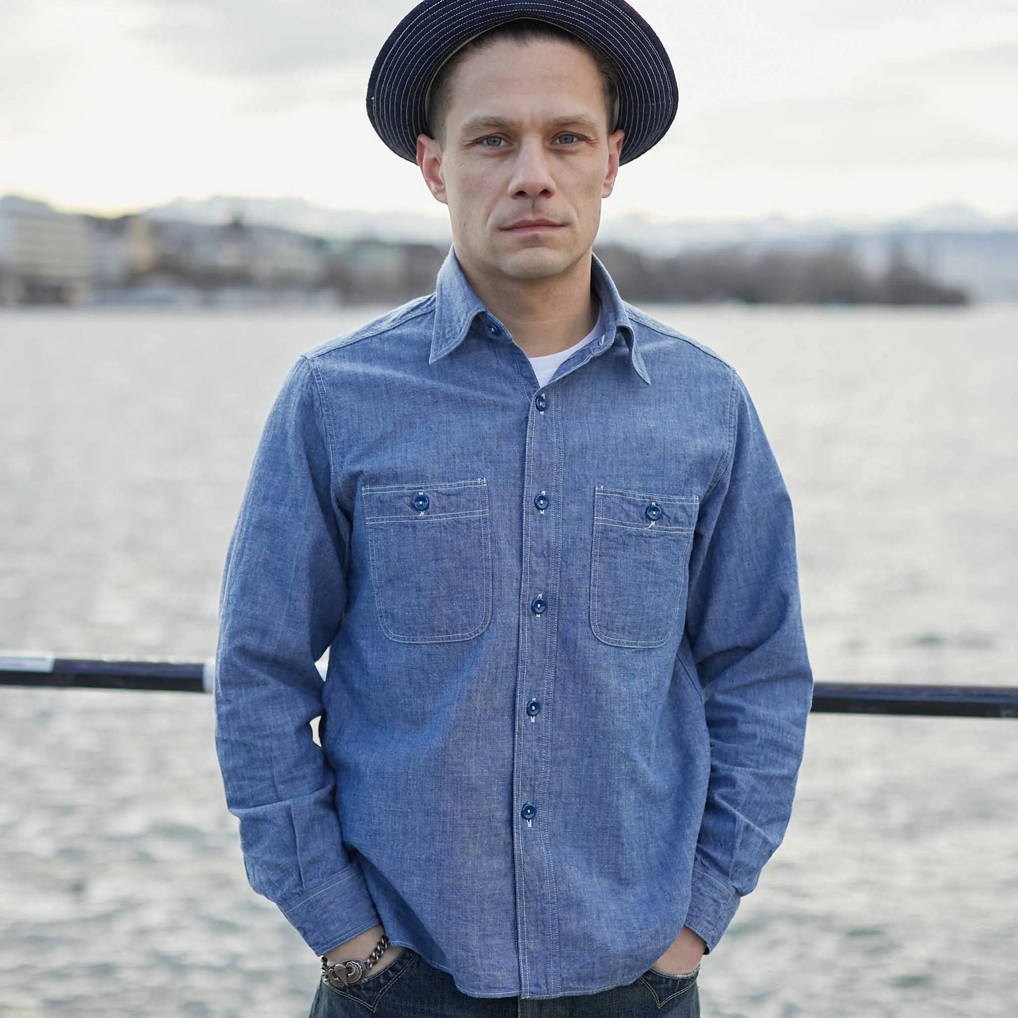 Buzz Rickson's Chambray Work Shirt sold by DeeCee style product image thumbnail 2