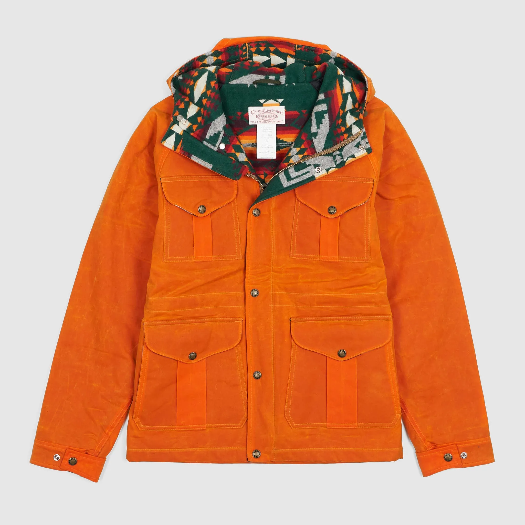 Filson Black Label Fisherman Short Parka with Pendleton Wool Lining sold by DeeCee style