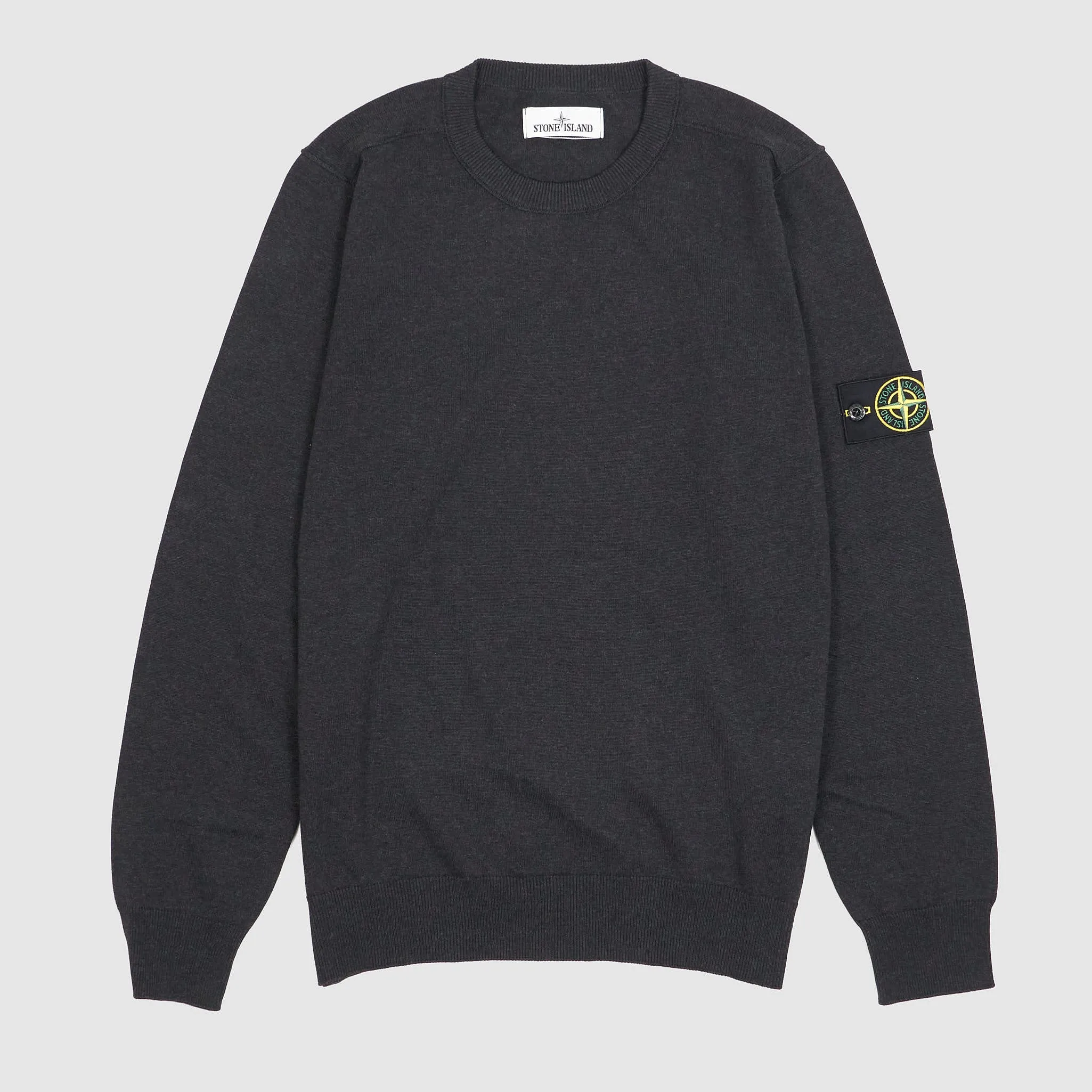 Stone Island Crew Neck Knitted Cotton Pullover sold by DeeCee style