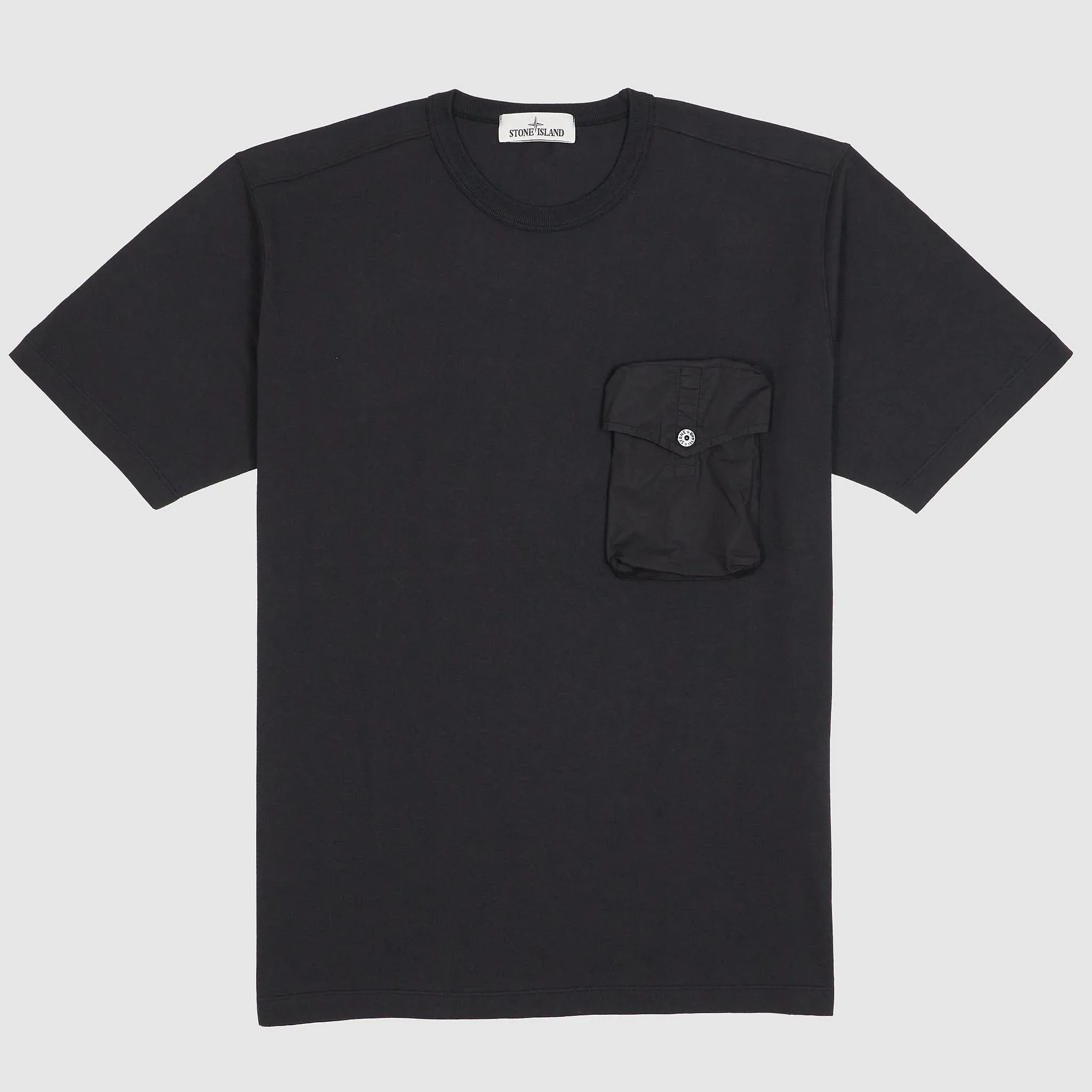 Stone Island Crew Neck Short Sleeve T-Shirt with Utility Pocket sold by DeeCee style product image thumbnail 2