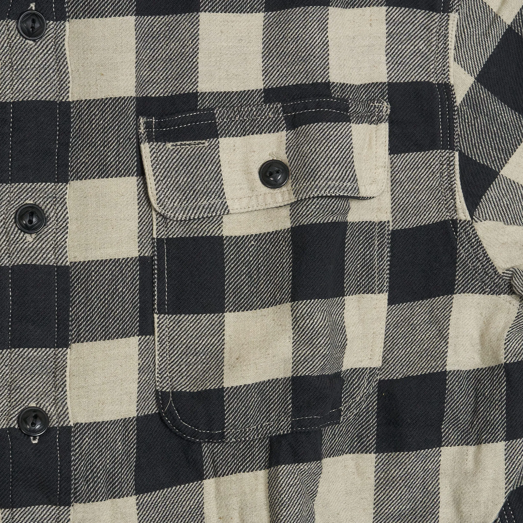 Double RL Long Sleeve Buffalo Check Twill Work Shirt sold by DeeCee style product image thumbnail 5