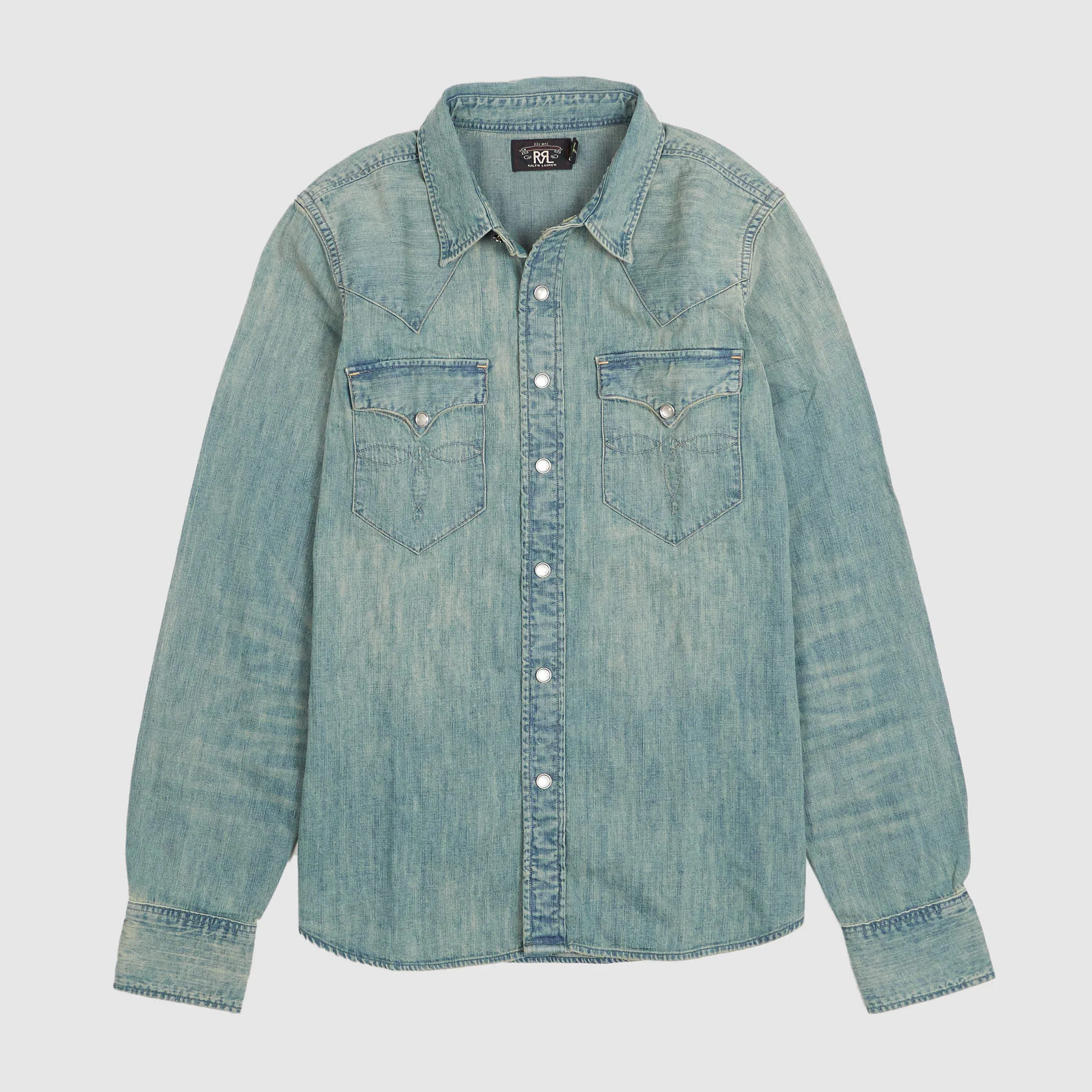 Double RL Ladies Western Denim Shirt sold by DeeCee style