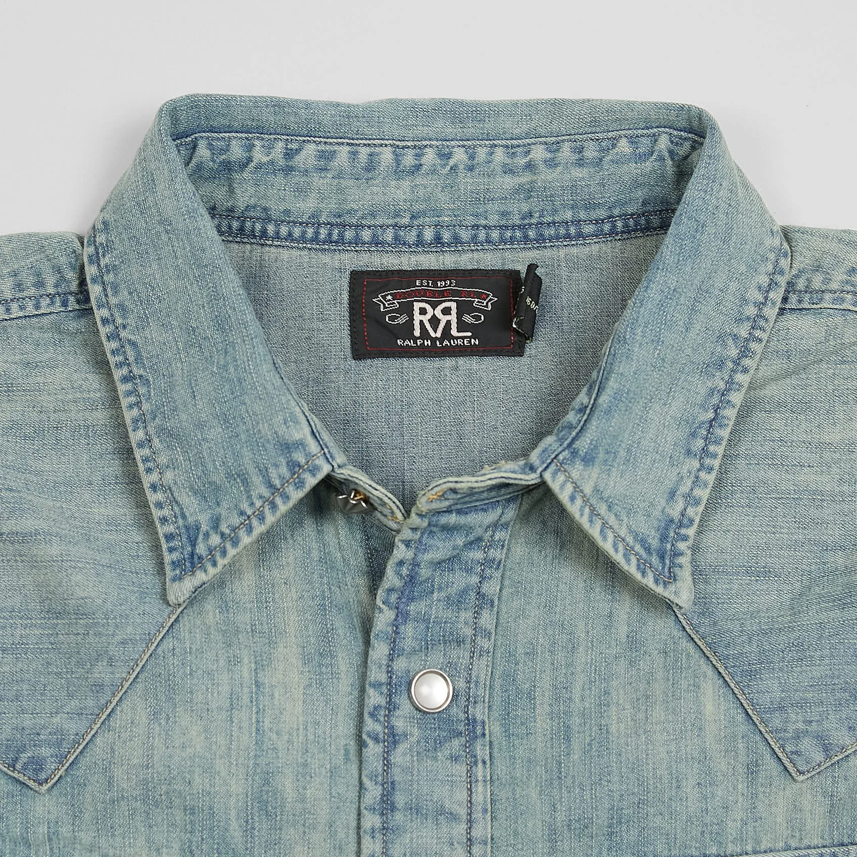 Double RL Ladies Western Denim Shirt sold by DeeCee style product image thumbnail 3