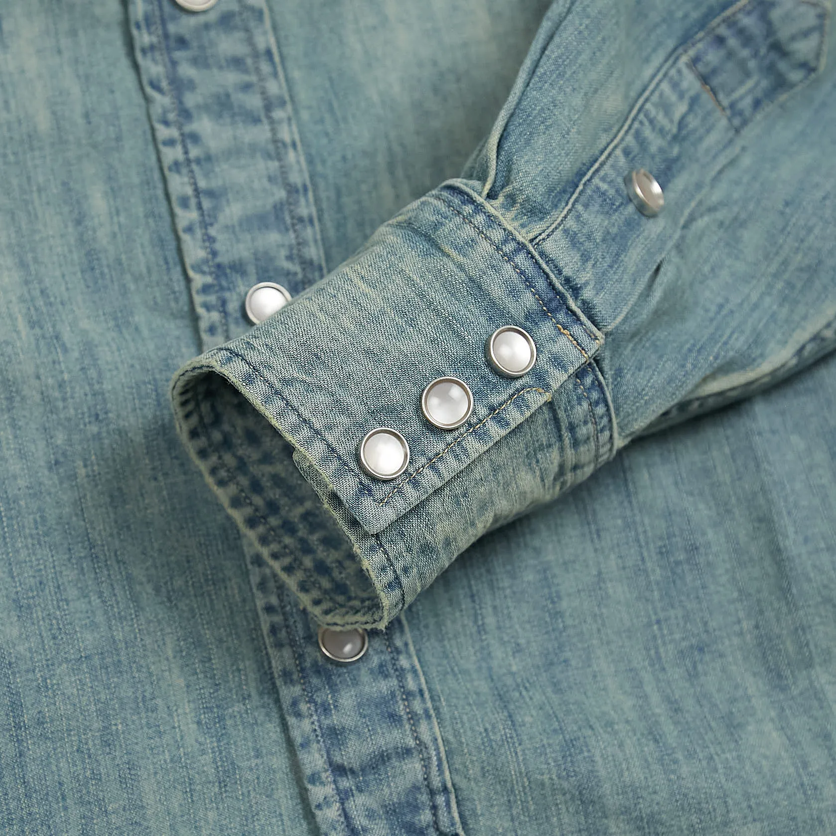 Double RL Ladies Western Denim Shirt sold by DeeCee style product image thumbnail 4