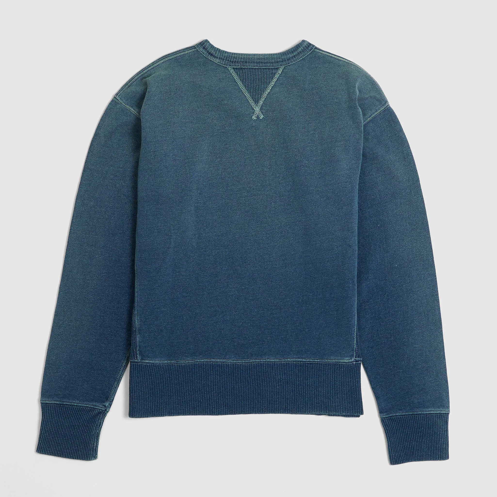 Double RL Indigo Sports Crew Neck Knit Sweater sold by DeeCee style product image thumbnail 2