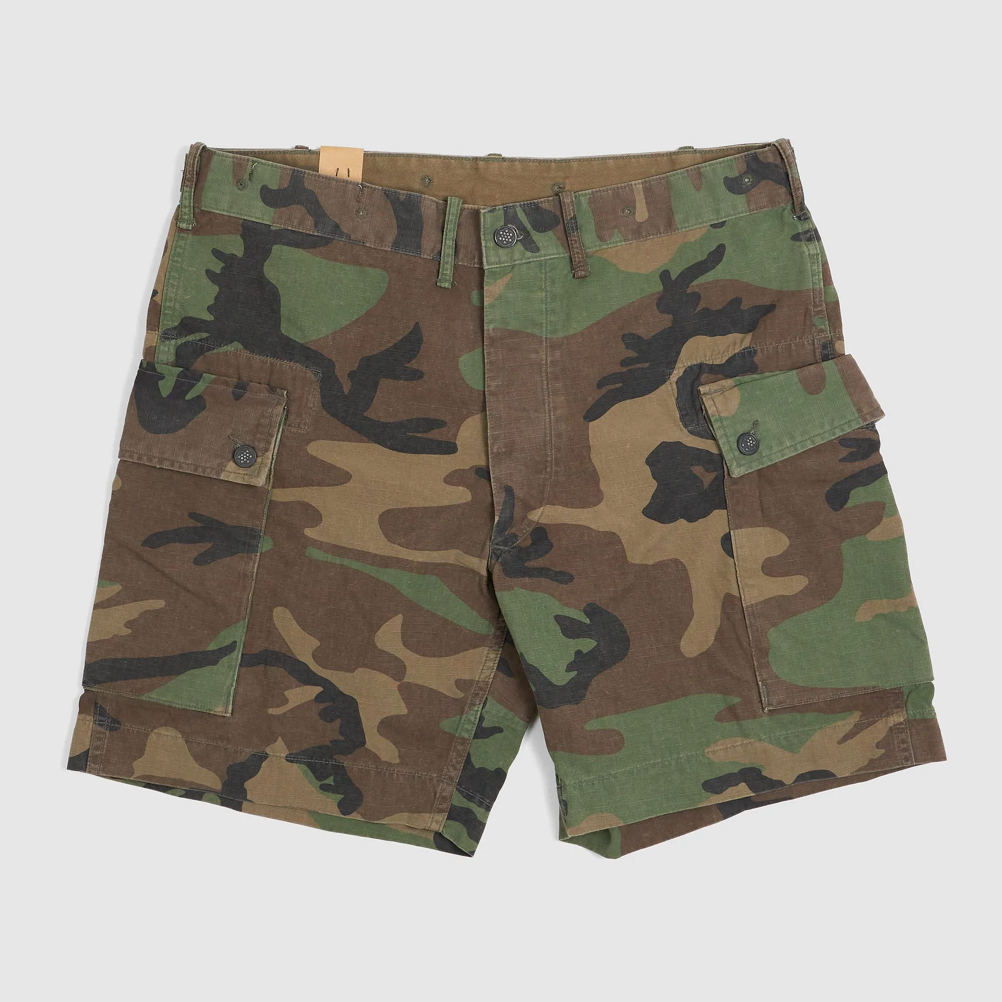 Double RL Cargo Camo Shorts sold by DeeCee style