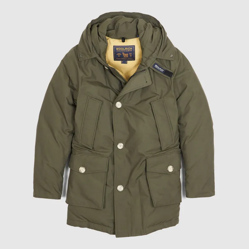 Woolrich Ladies Arctic Olive Parka sold by DeeCee style