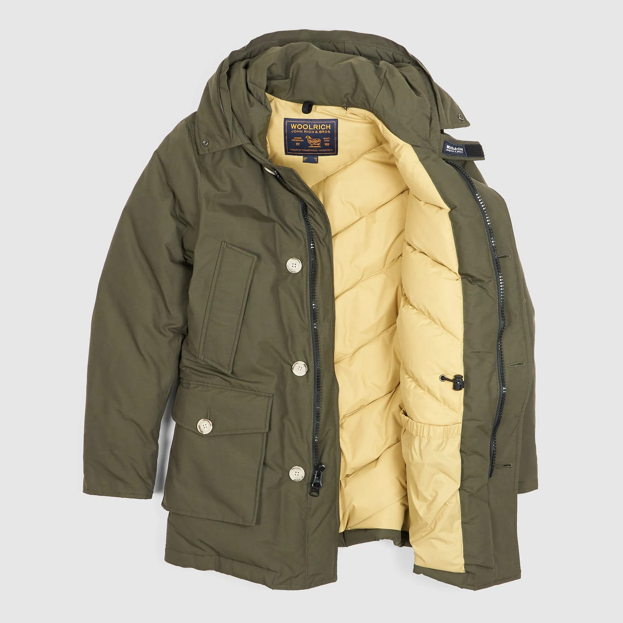 Woolrich Ladies Arctic Olive Parka sold by DeeCee style product image thumbnail 2