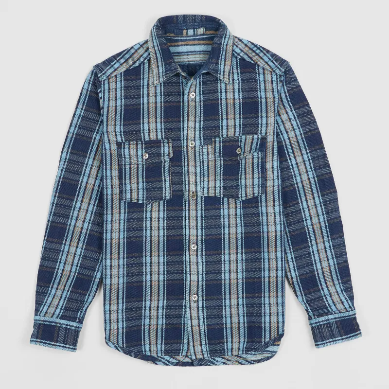 Nigel Cabourn Heavy Plaid Reversible Over Shirt sold by DeeCee style