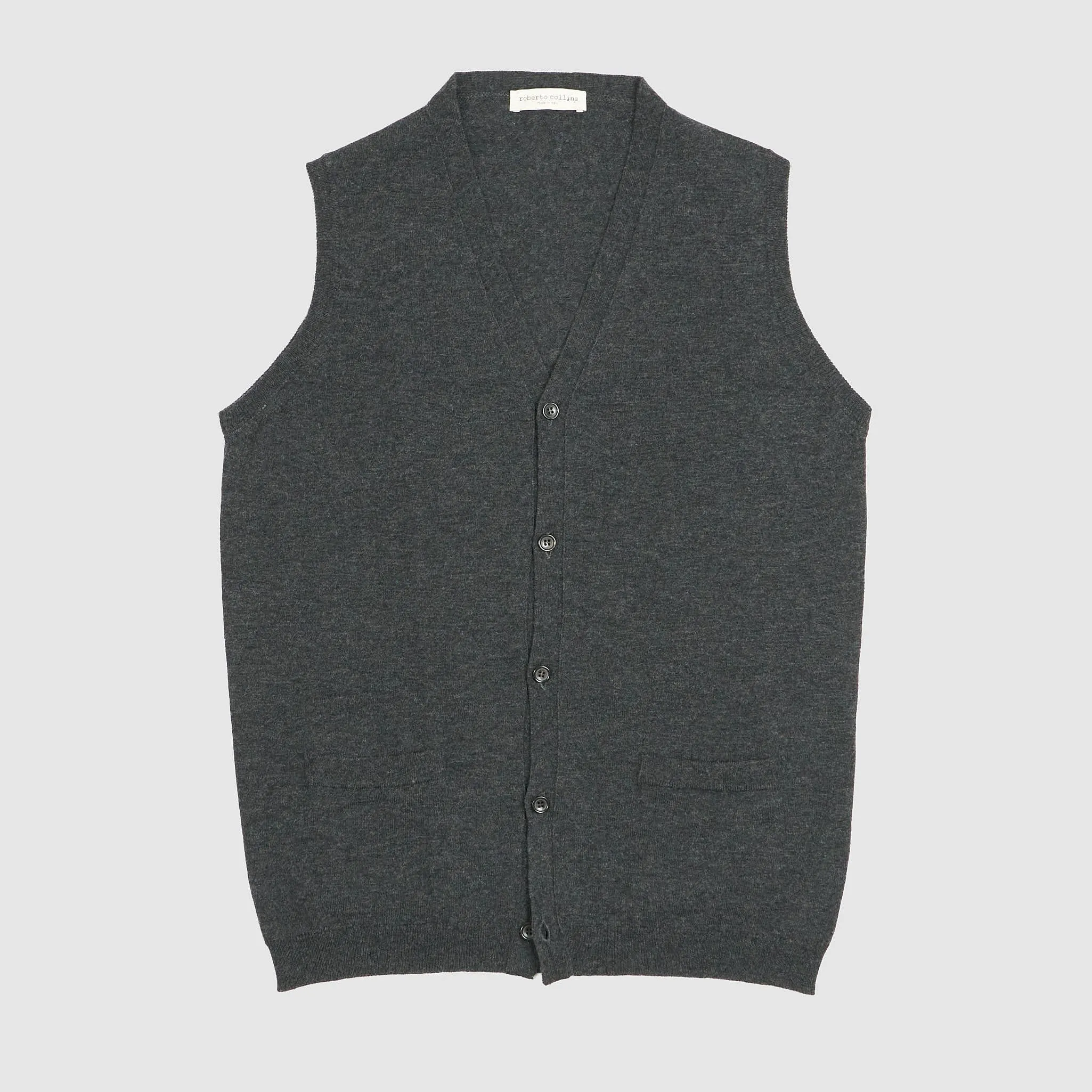 Roberto Collina Light Merino Wool Vest sold by DeeCee style