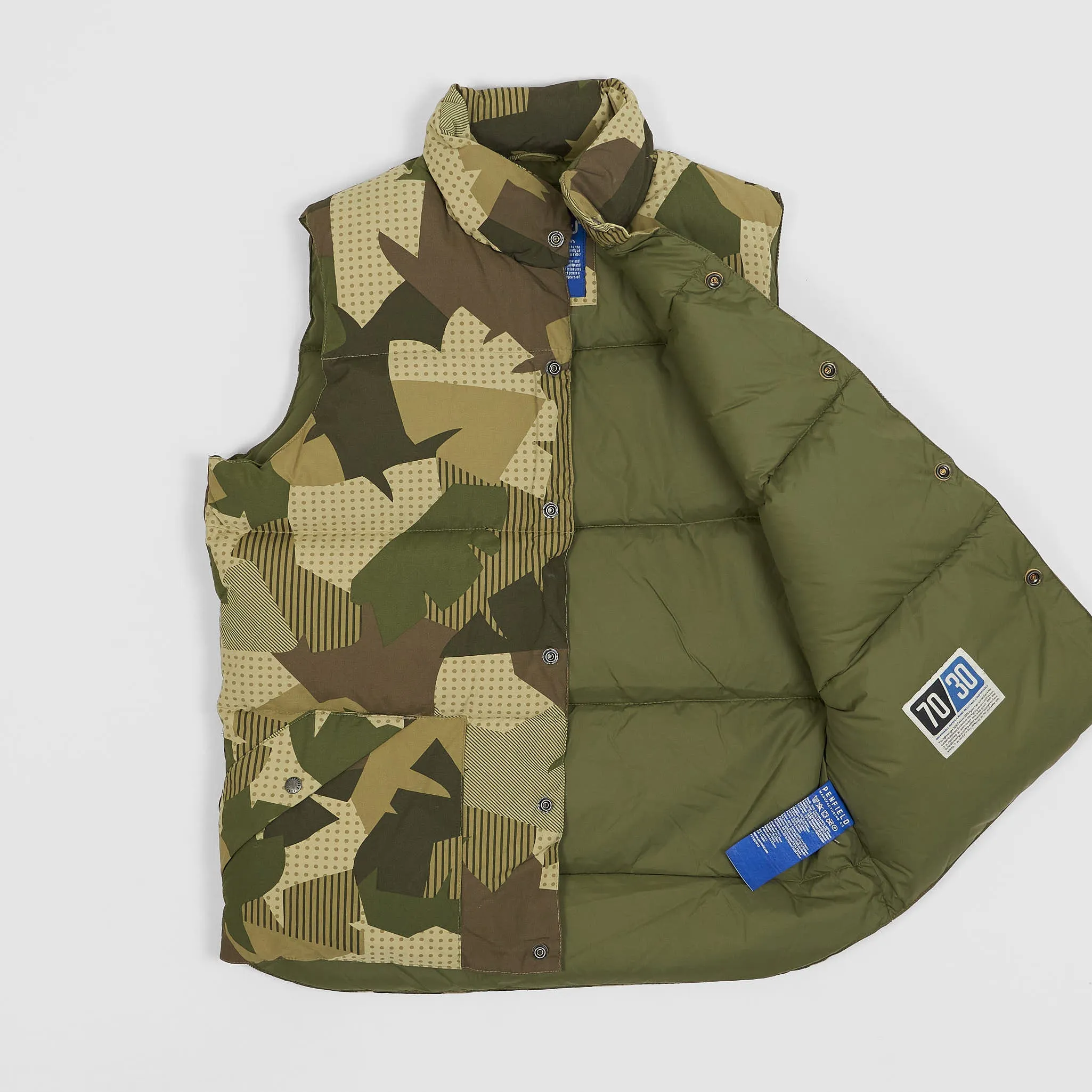 Penfield Outback Camo Down Vest sold by DeeCee style product image thumbnail 2