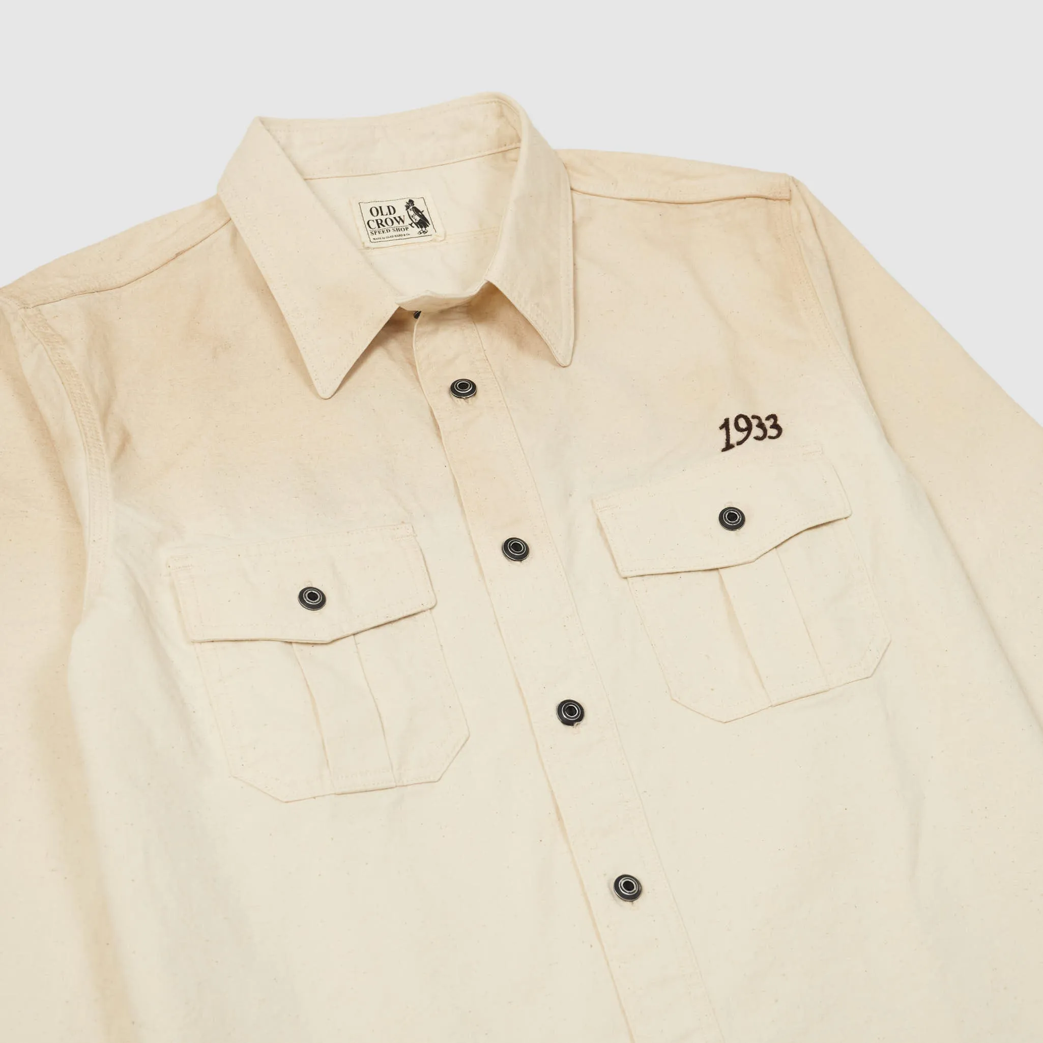 Old Crow Speed Shop by Glad Hand & Co. Embroidered Work Shirt sold by DeeCee style product image thumbnail 5