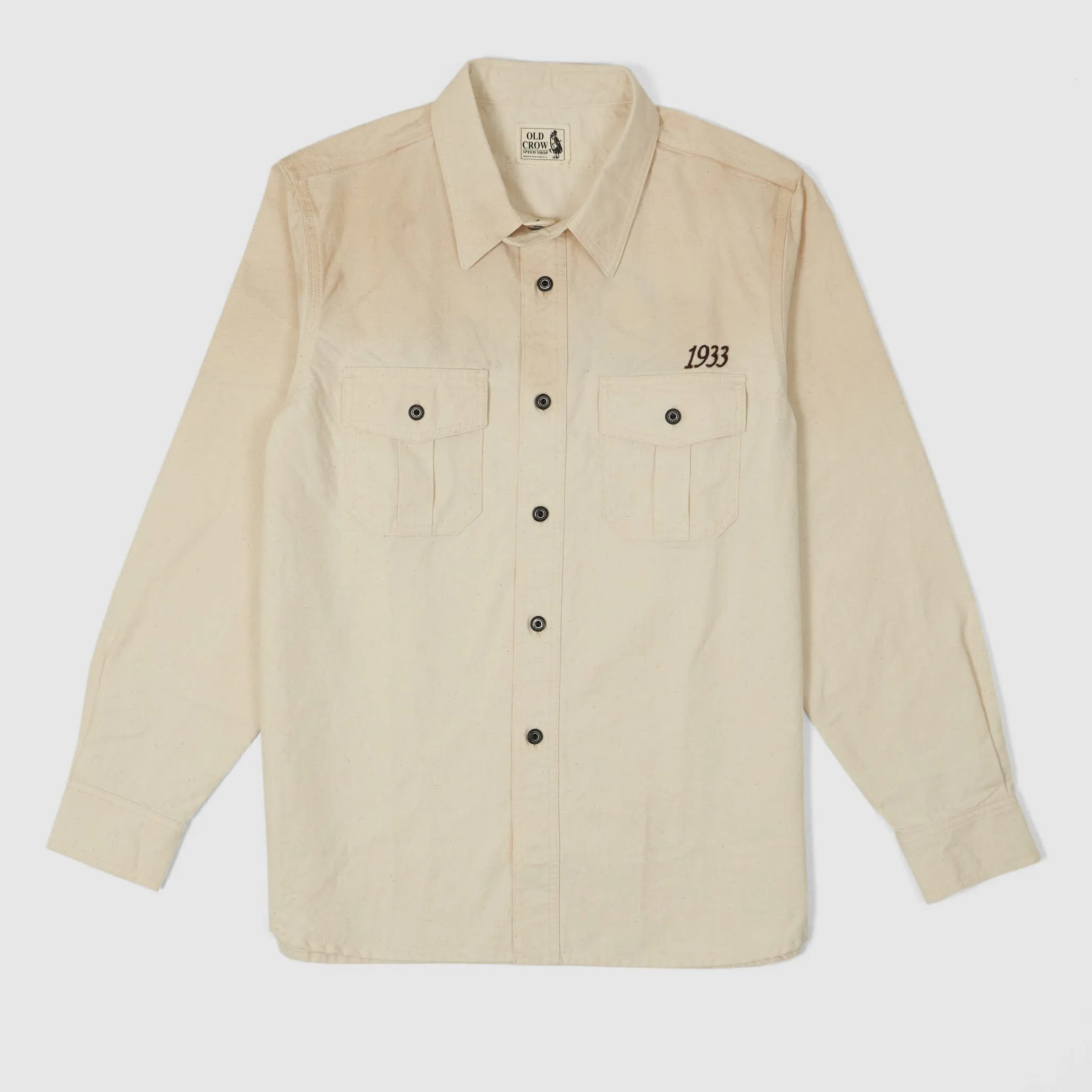 Old Crow Speed Shop by Glad Hand & Co. Embroidered Work Shirt sold by DeeCee style